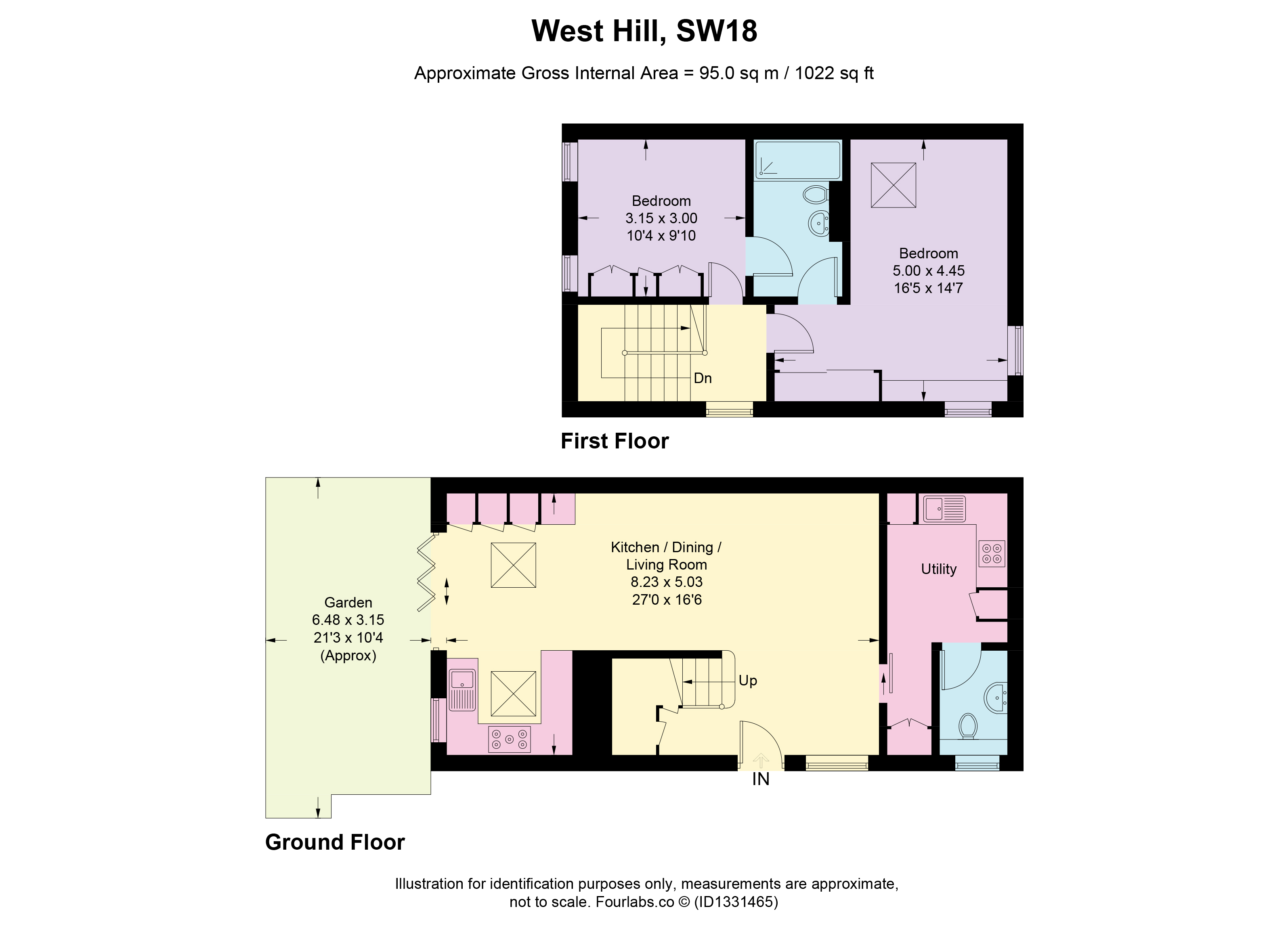 West Hill, London floorplan
