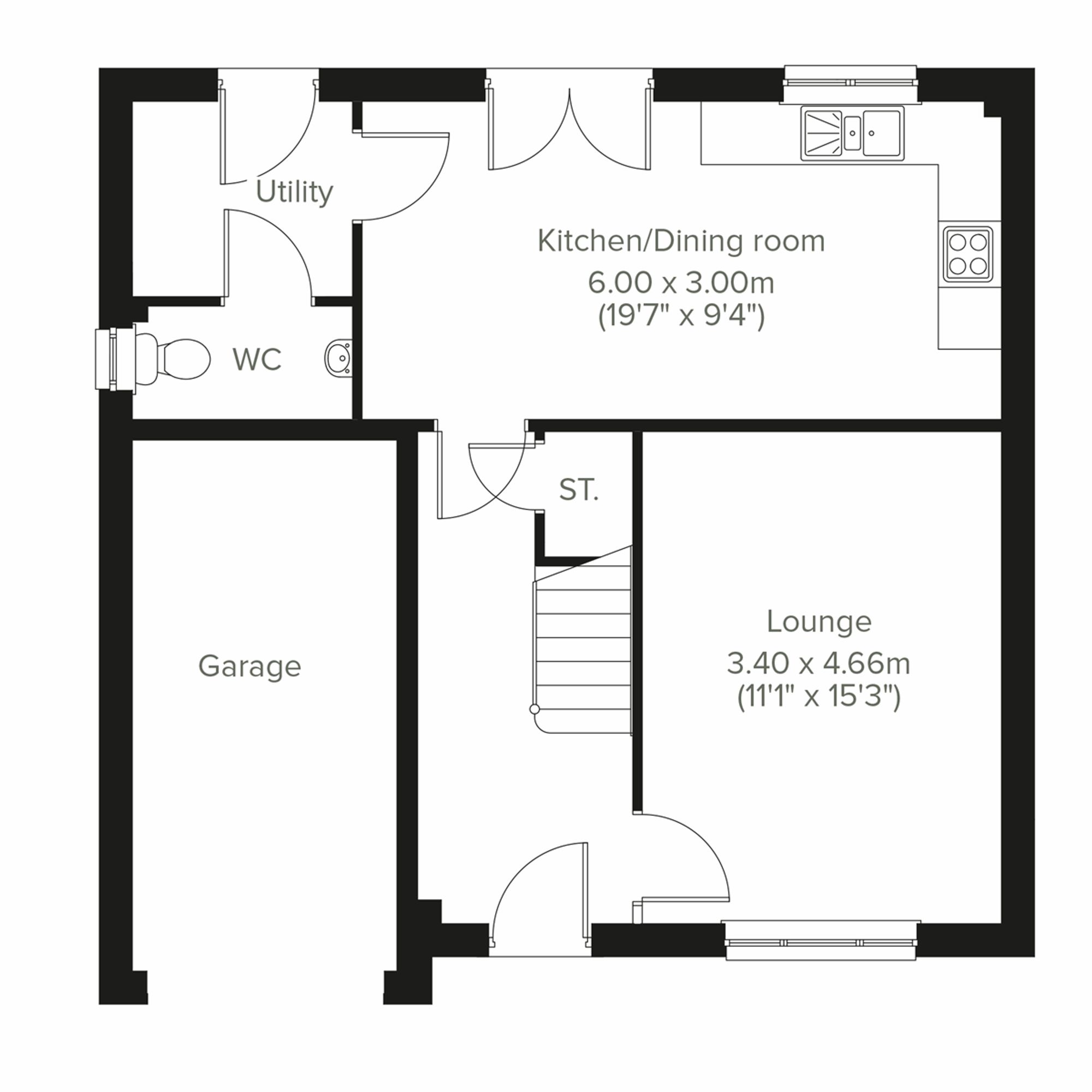 Plot 027, Borrowstoun Road, Bo'ness floorplan