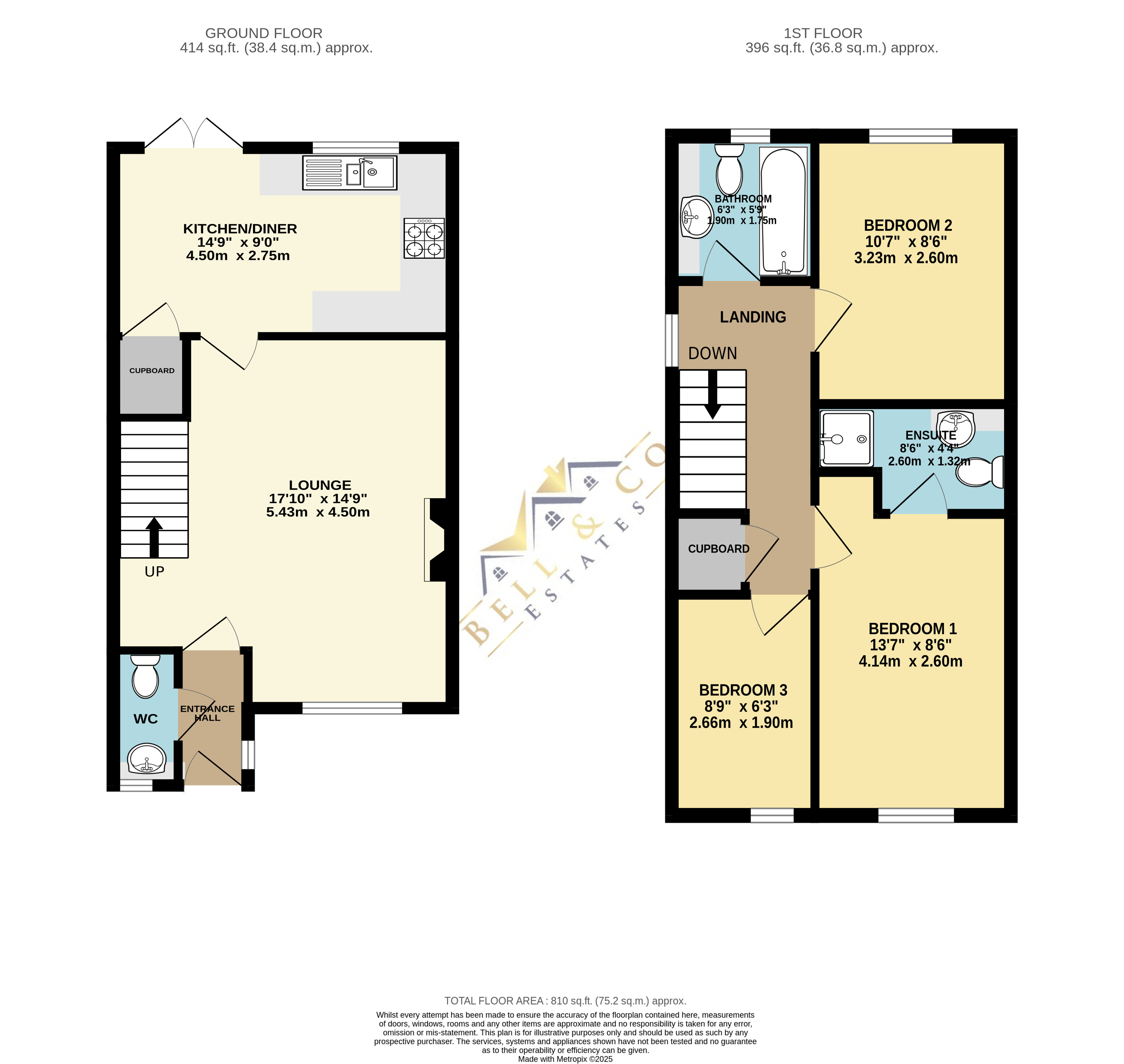 31, Finsbury Close, Sheffield floorplan