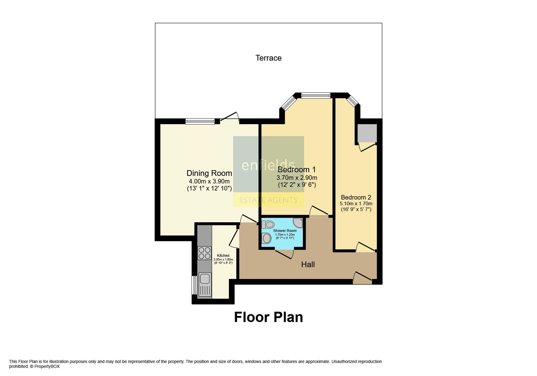 Florence Road, Bournemouth BH5, 2 bedroom flat for sale