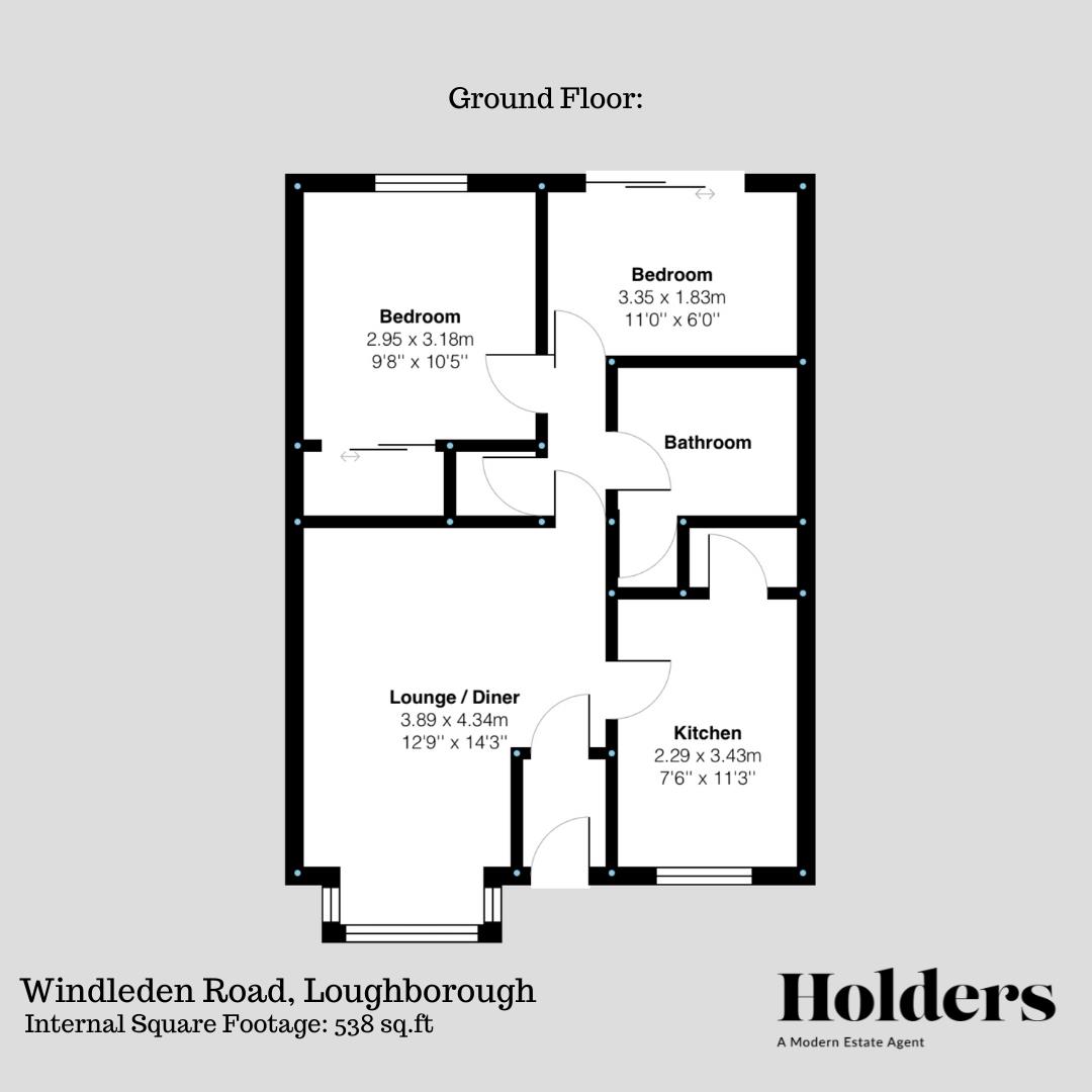 32, Windleden Road, Loughborough floorplan