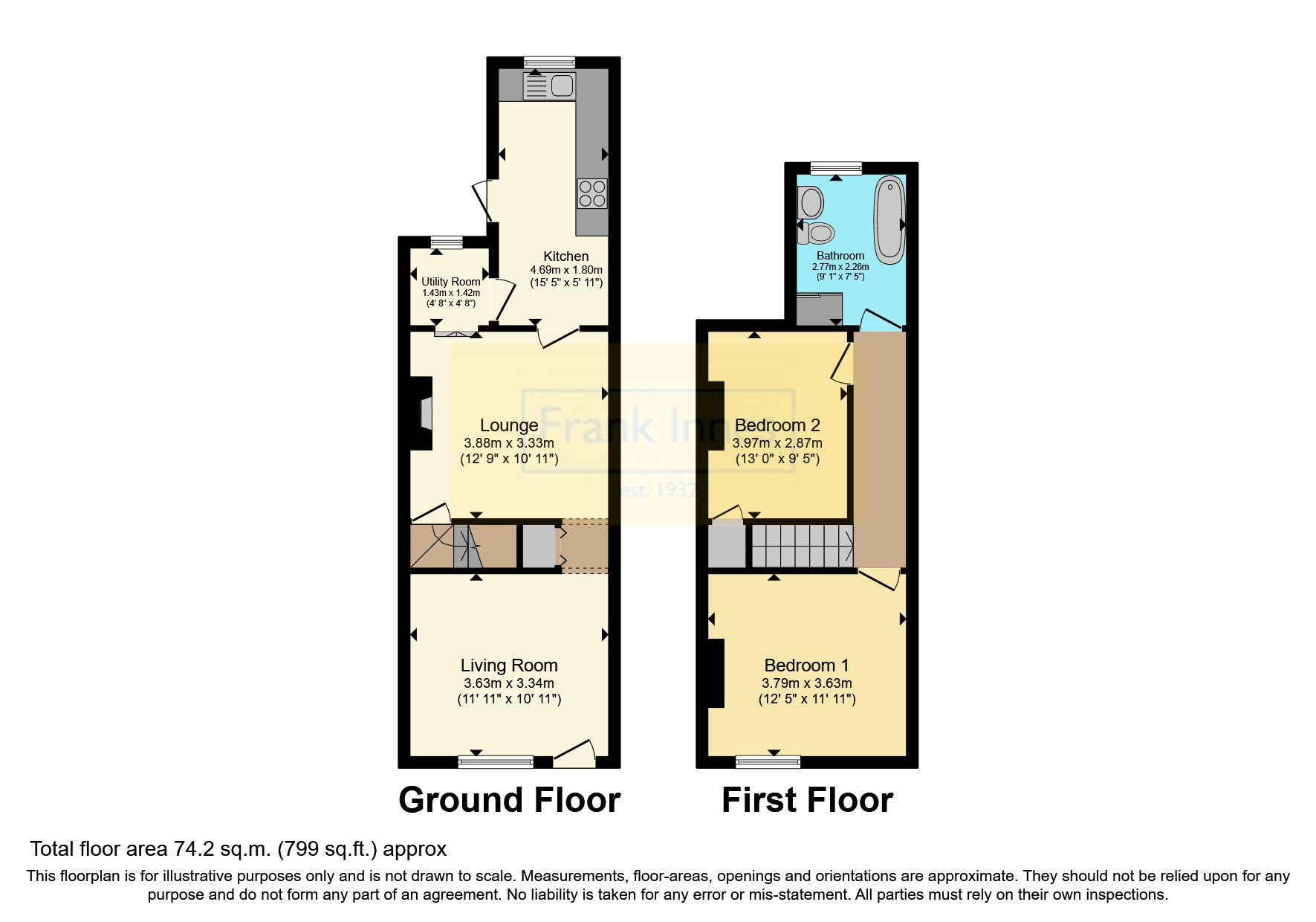 Forest Road, Coalville LE67, 2 bedroom terraced house for sale