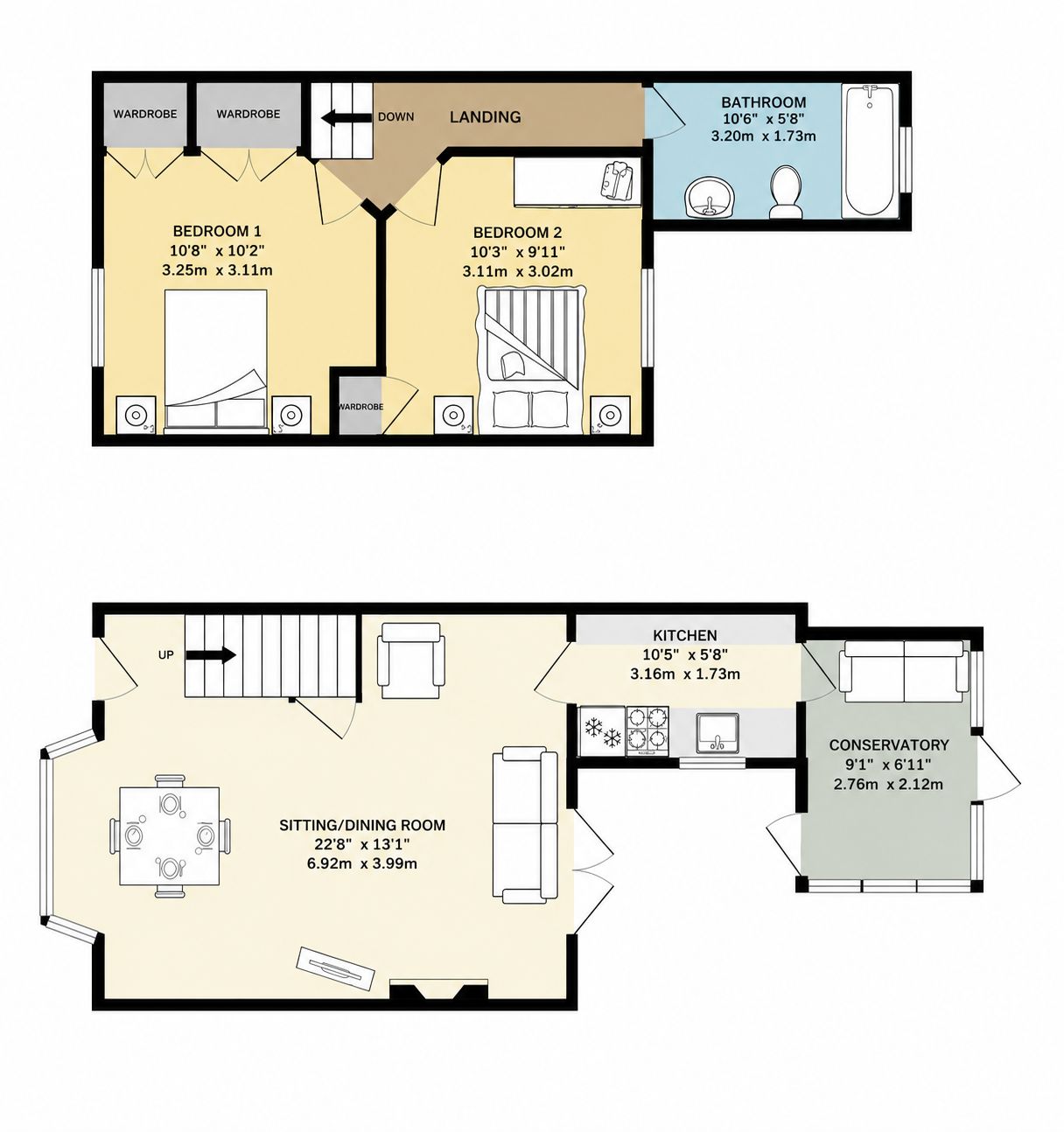 16, Mount Pleasant, Newport Pagnell floorplan