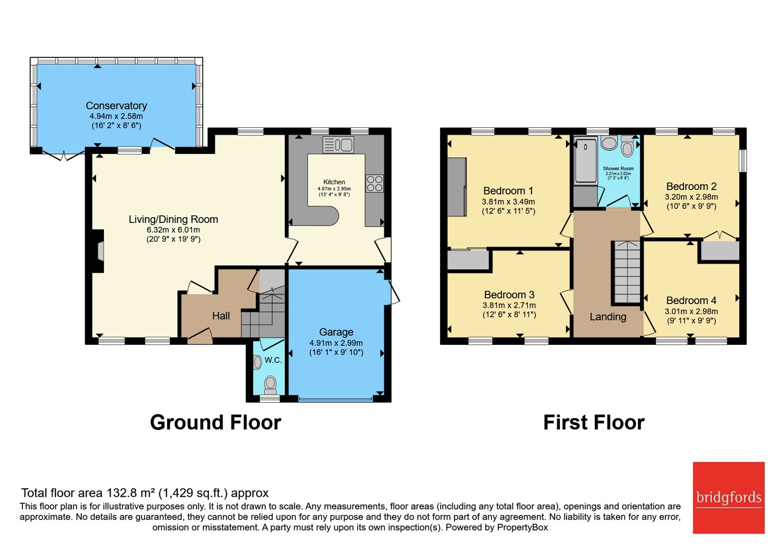 14, Beech Close, Northallerton floorplan