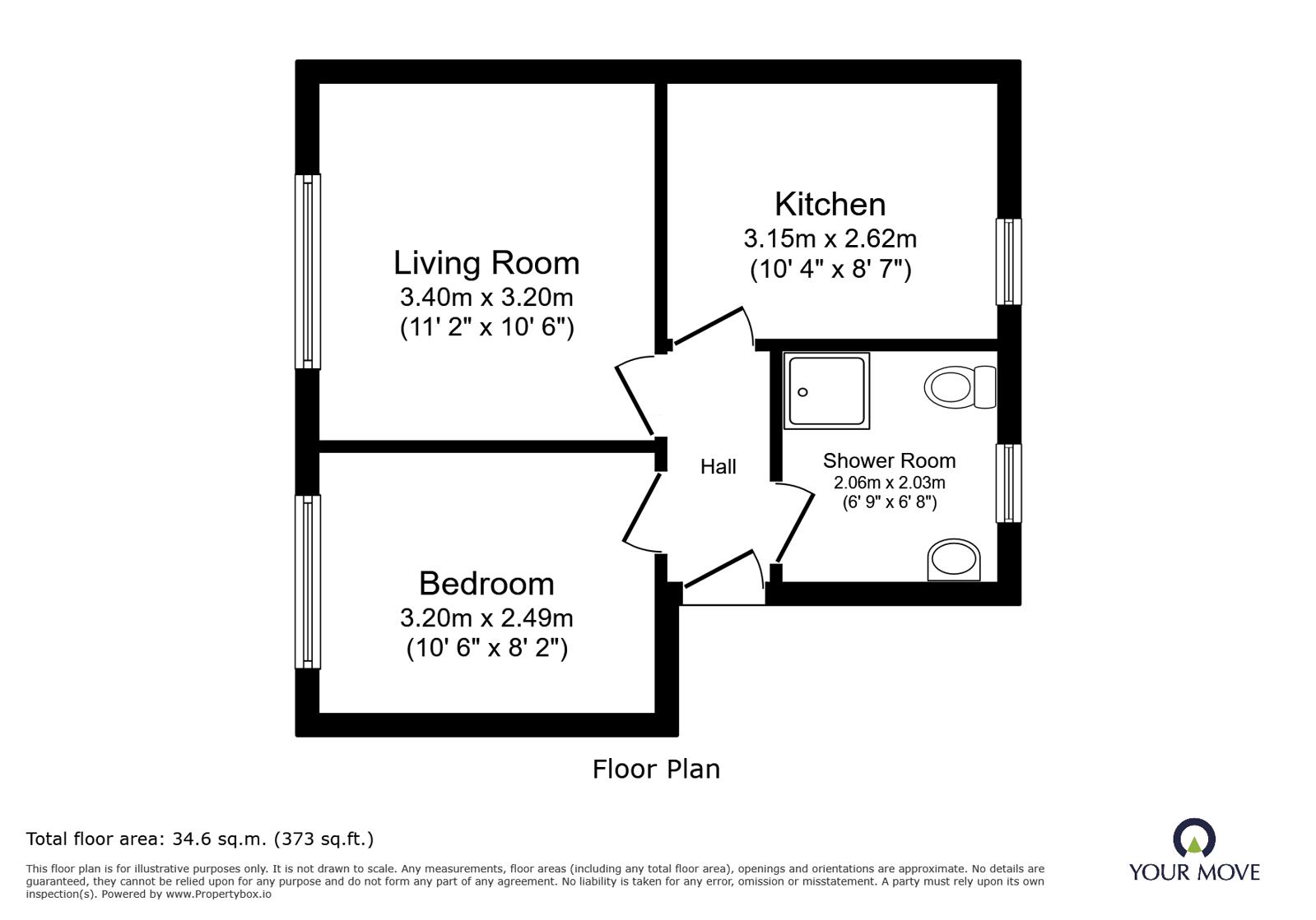 58B,, Windsor Way, East Sussex floorplan