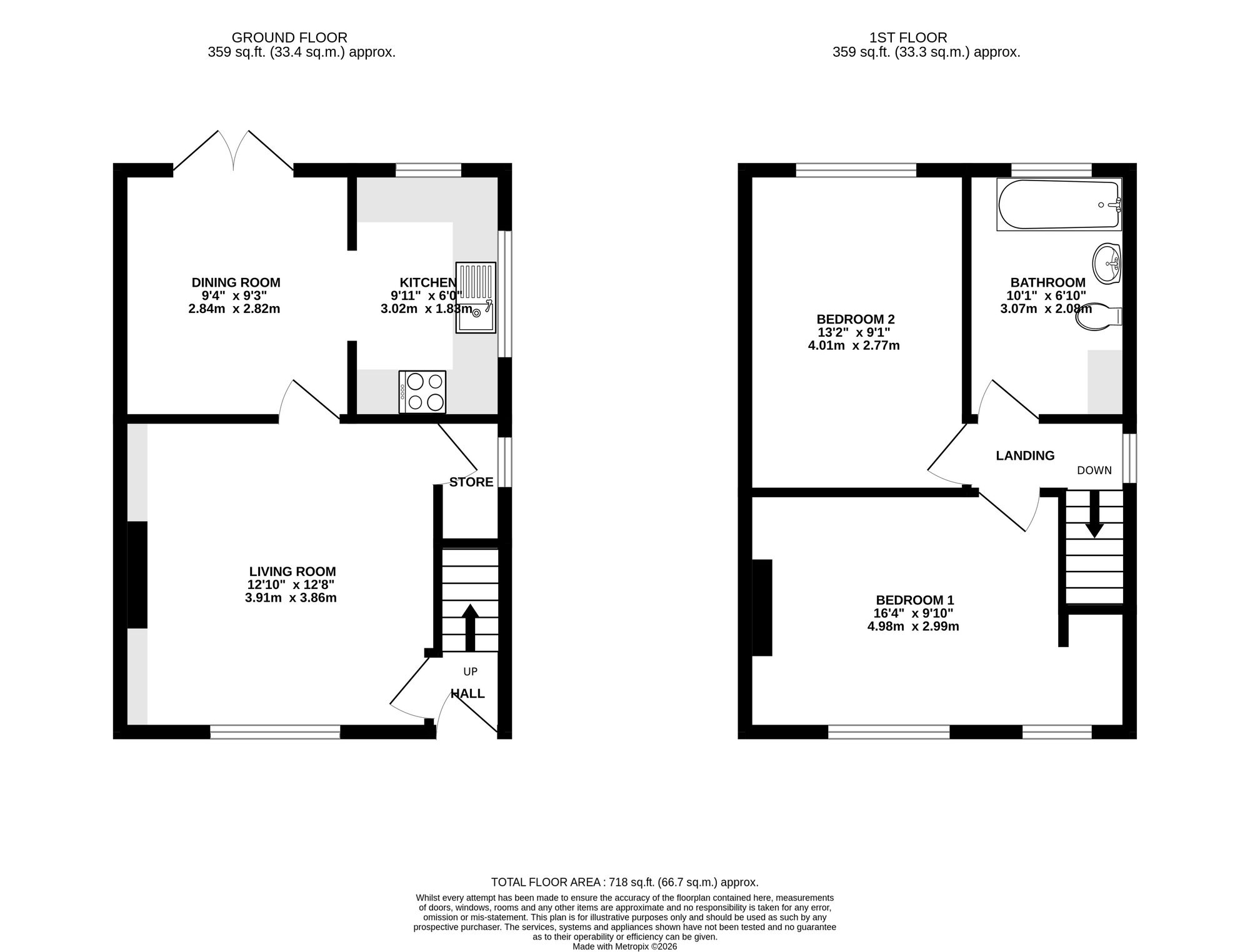 74 Bourne Street, Wilmslow floorplan