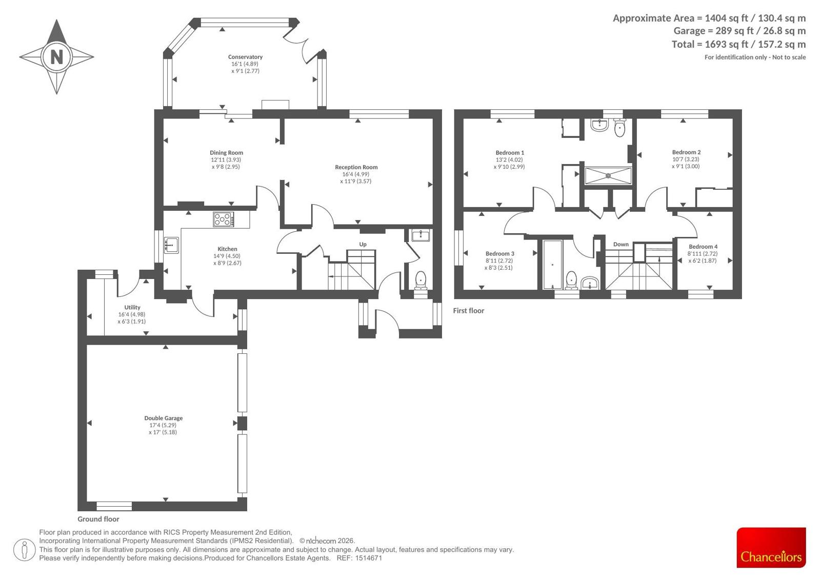 1, Barber Close, Reading floorplan