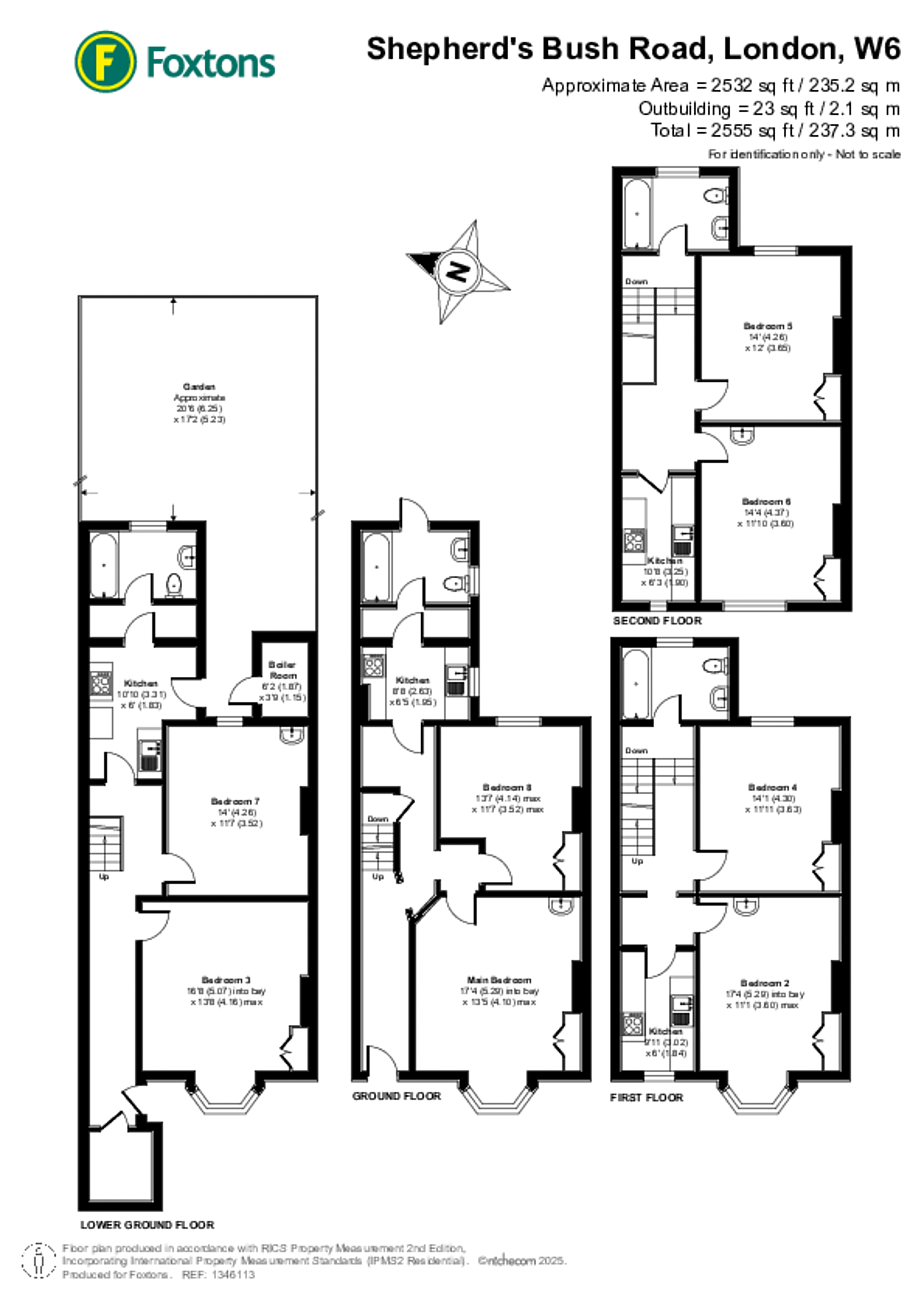 25 Shepherd's Bush Road floorplan