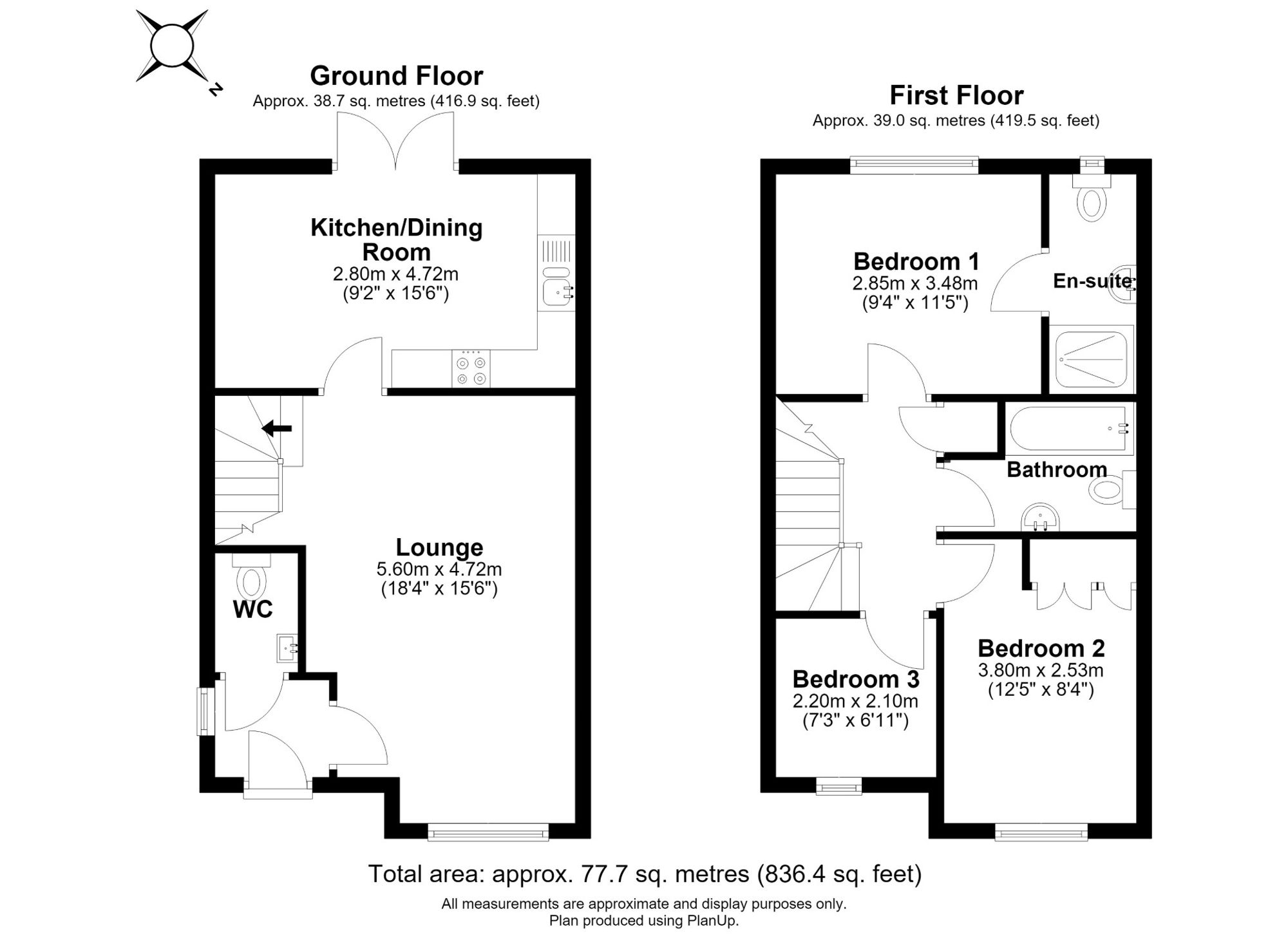 75 Buttersyke Way, Harrogate floorplan