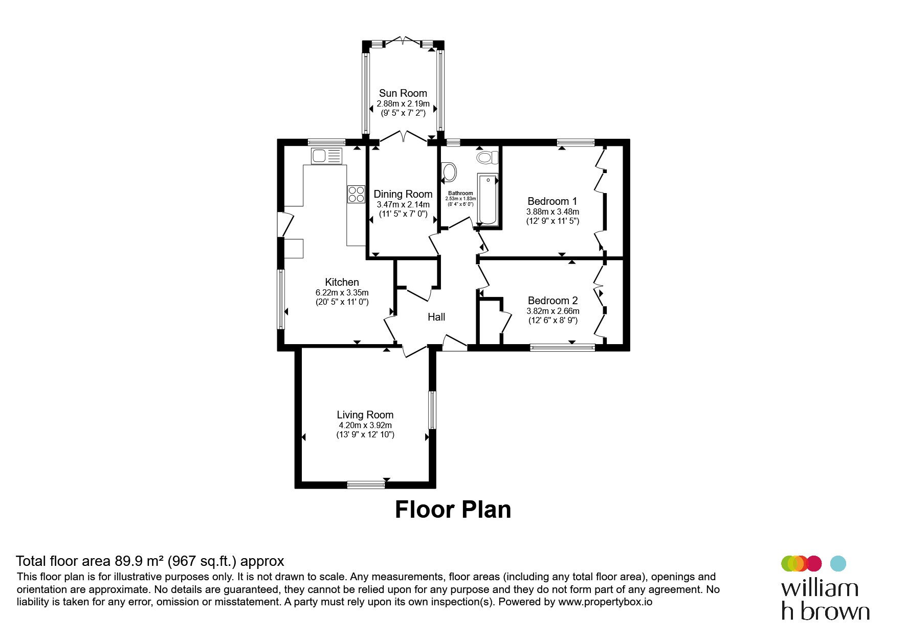 25, Orchard Way, Bury St. Edmunds floorplan