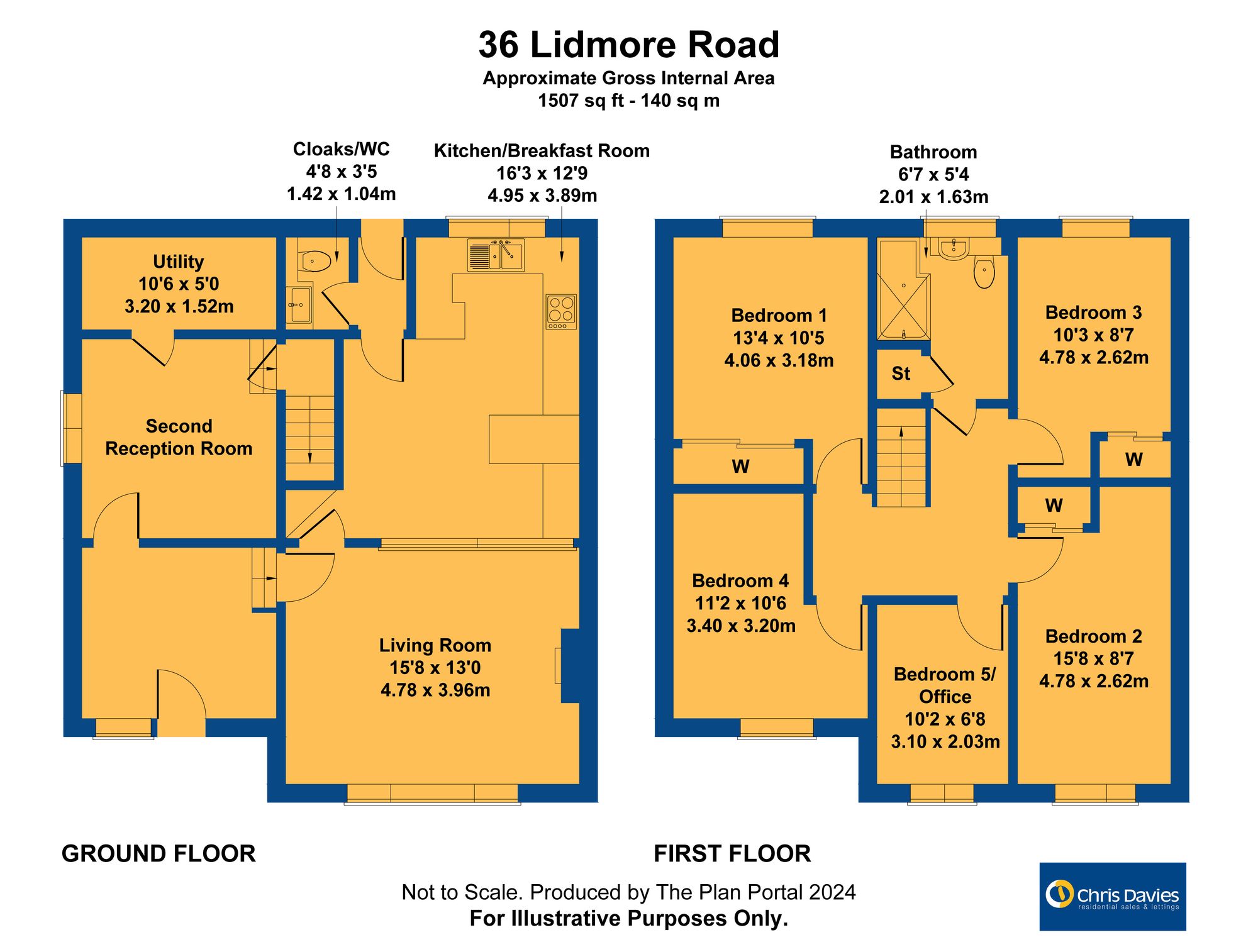 36 Lidmore Road, Barry floorplan