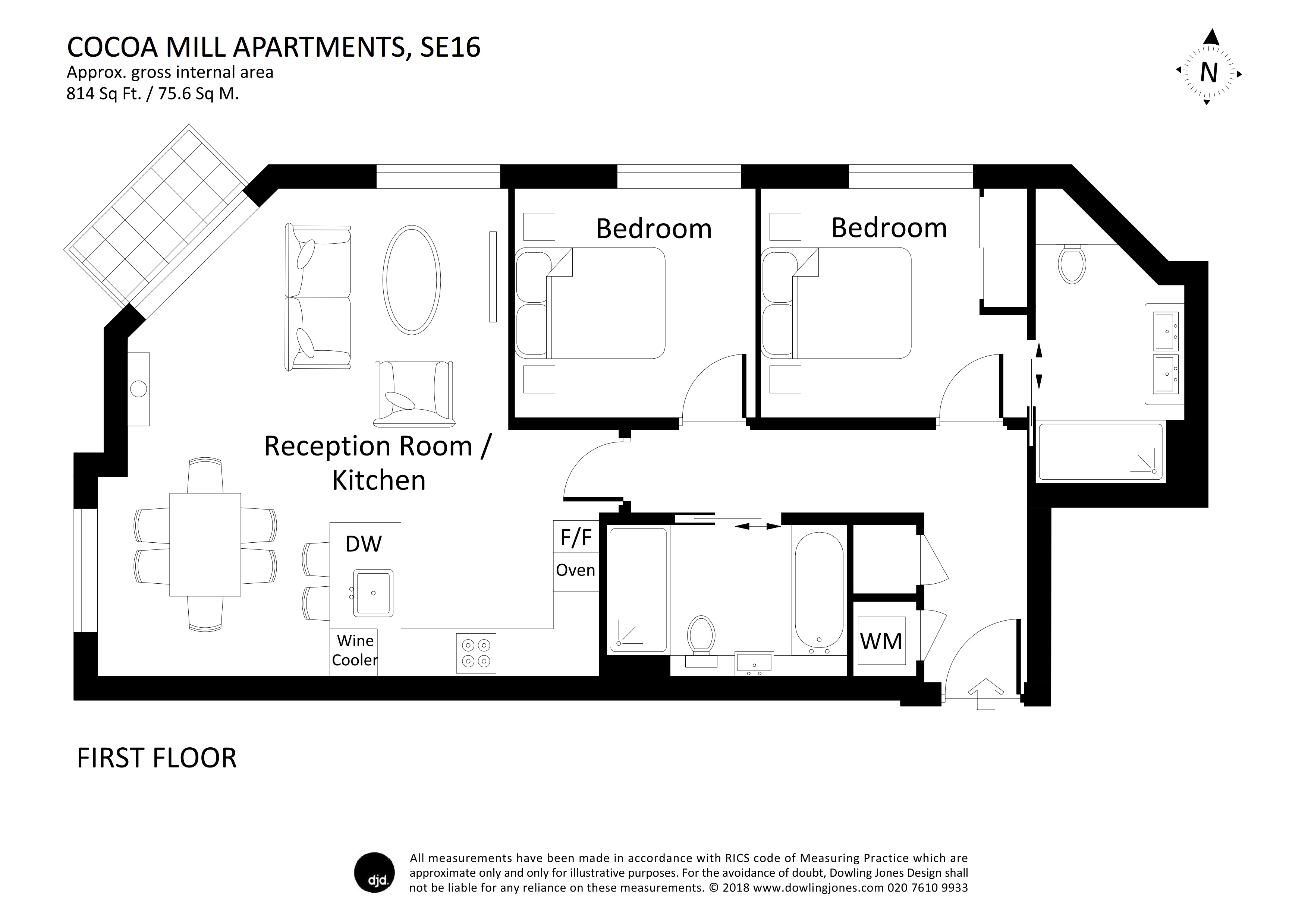 2 Bedrooms Flat to rent in Burbage Close, London SE1