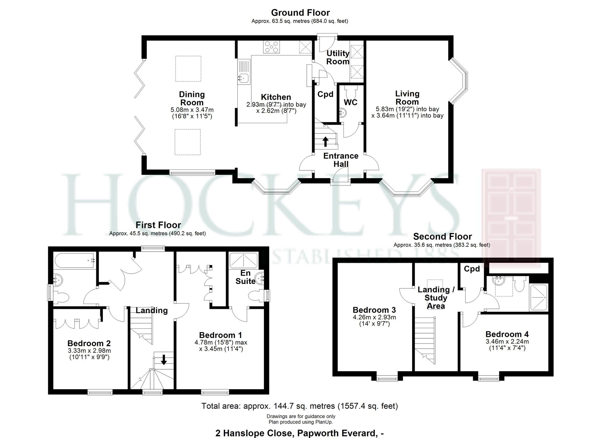 2 Hanslope Close, Cambridge floorplan