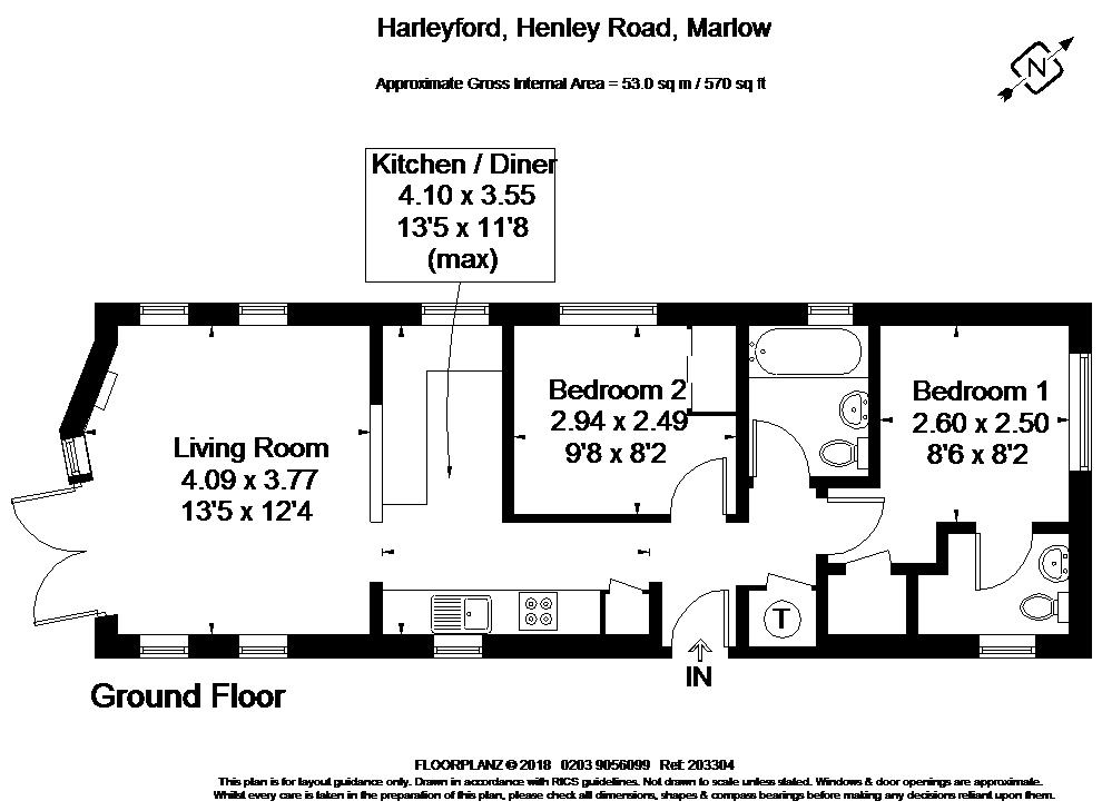 2 Bedrooms  to rent in Harleyford, Henley Road, Marlow SL7