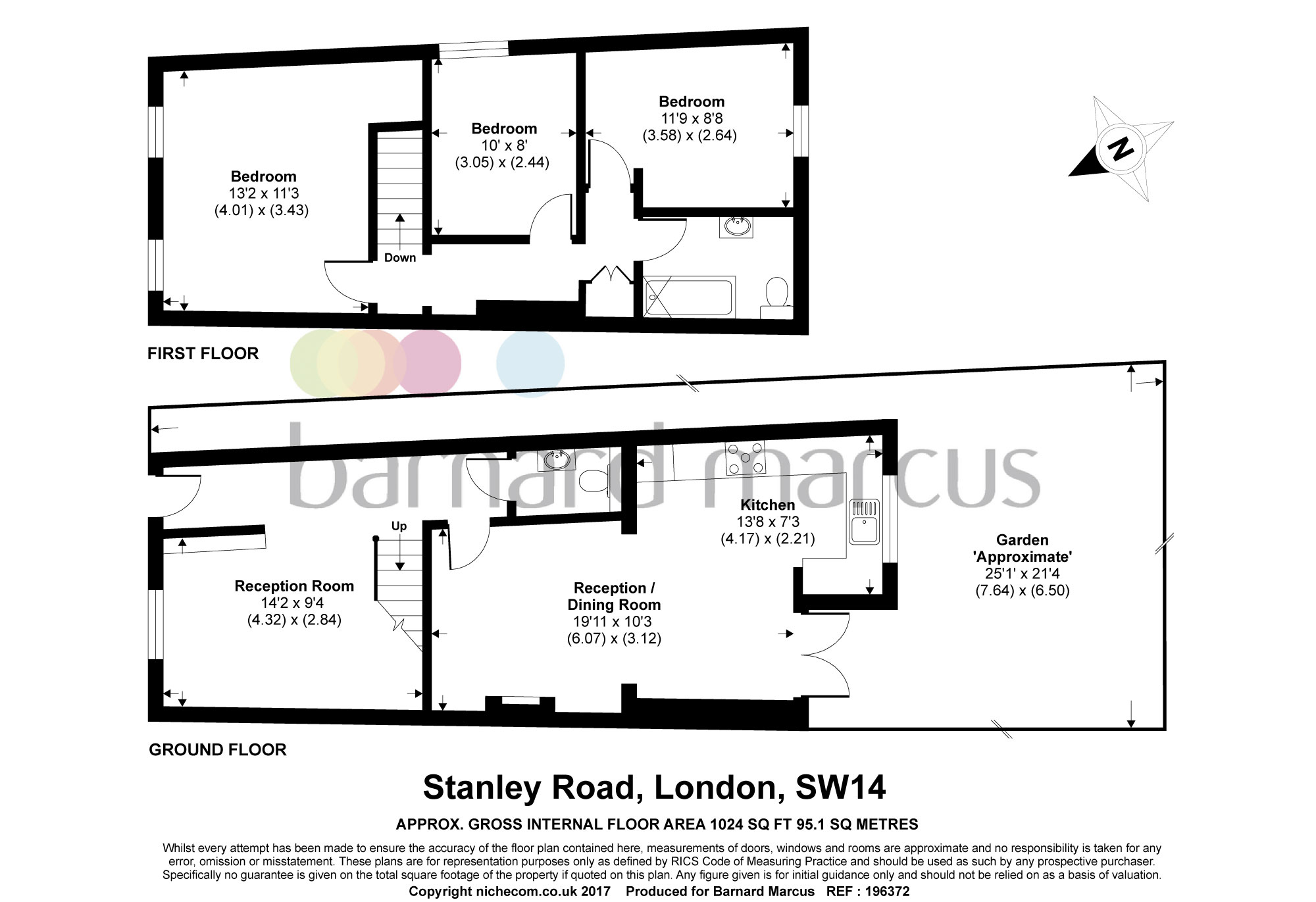 Stanley Road, London SW14, 3 bedroom end terrace house for sale