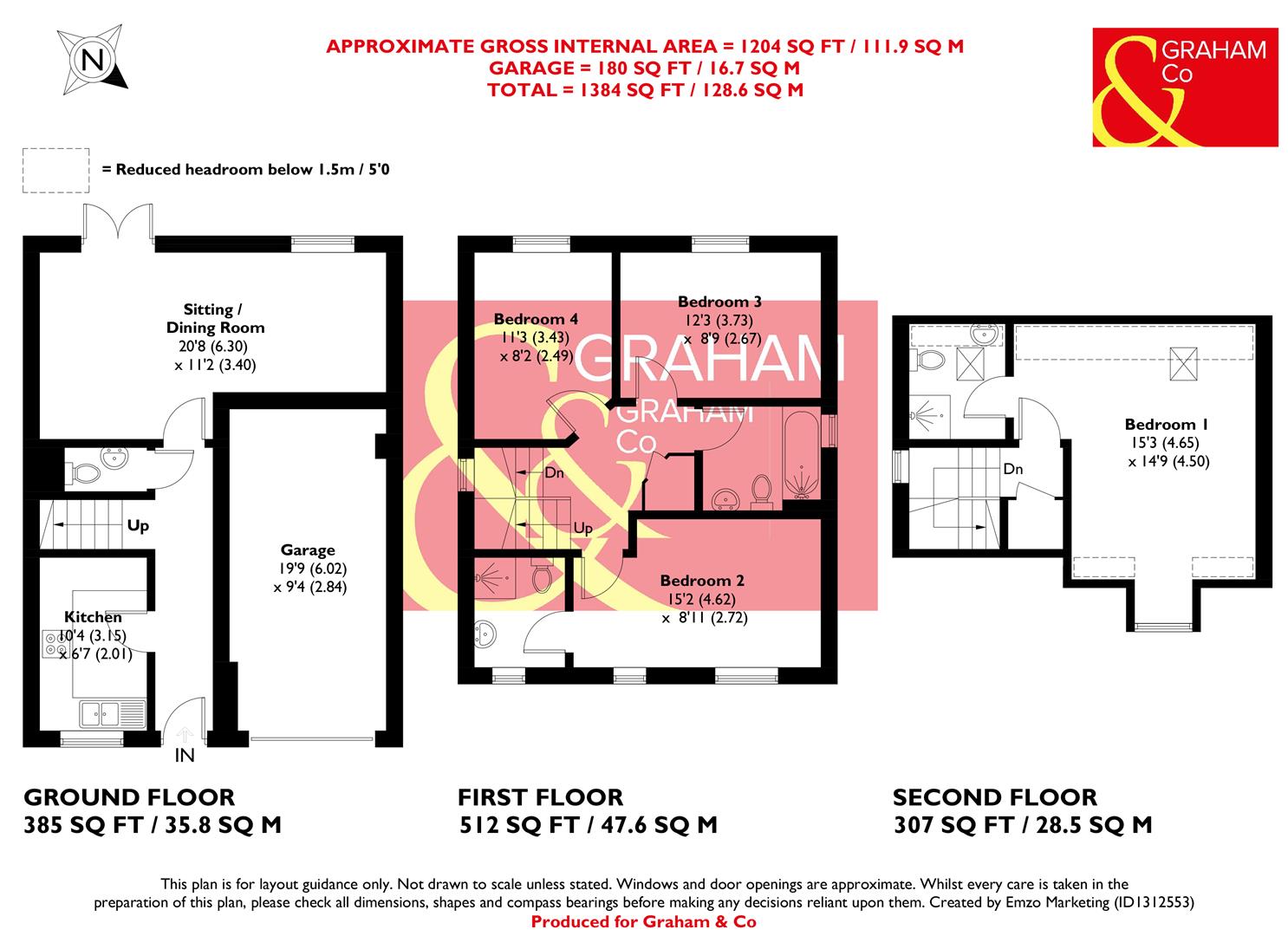 1, Tufnell Close, Andover floorplan