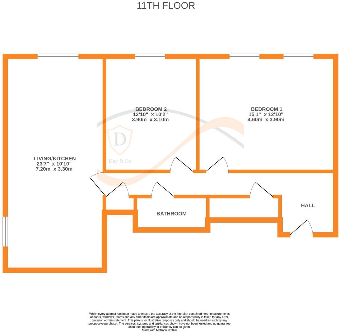 94 Parkwood Court, Parkwood Rise, Keighley floorplan