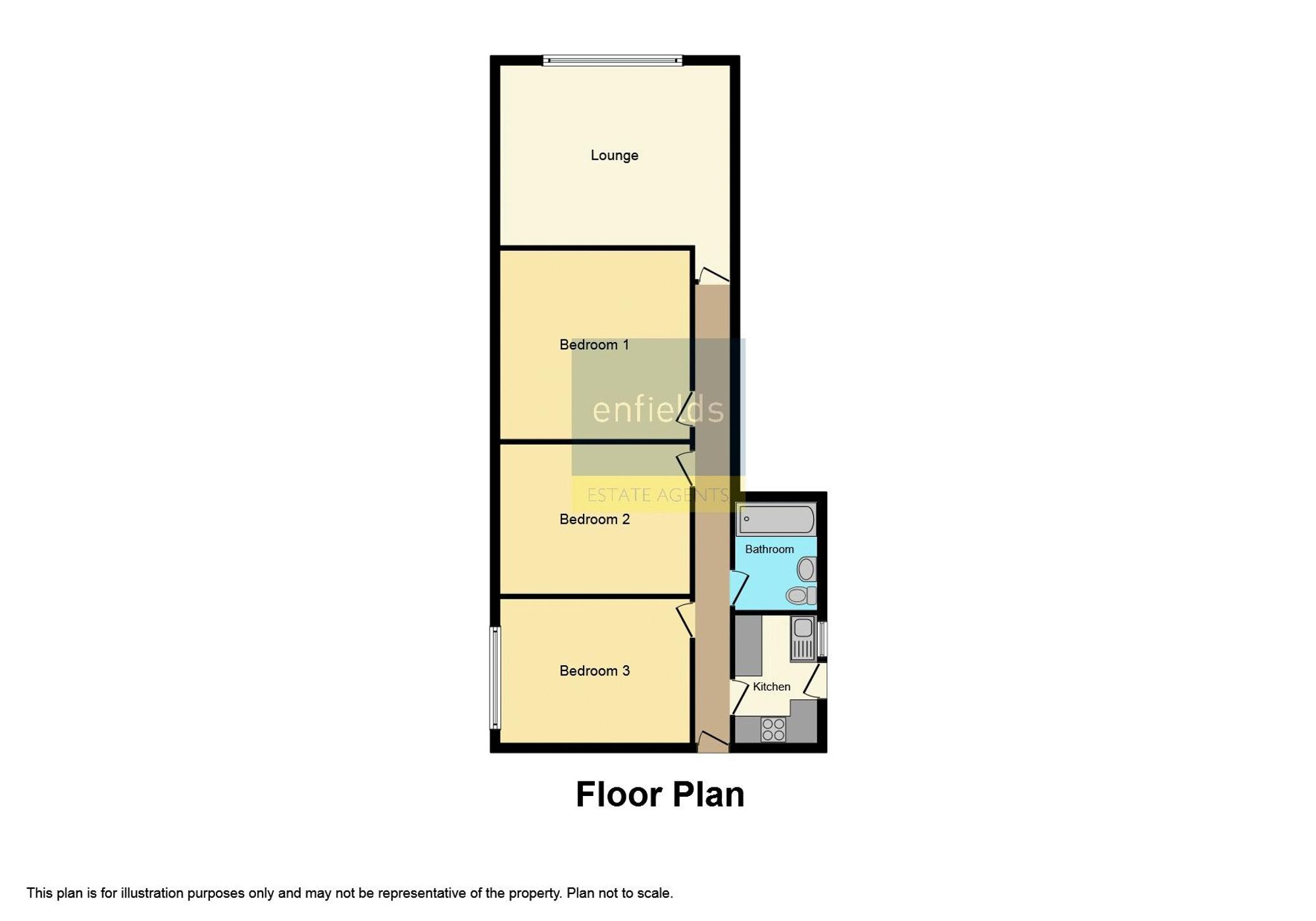 Flat 8, Pendennis, Bournemouth floorplan