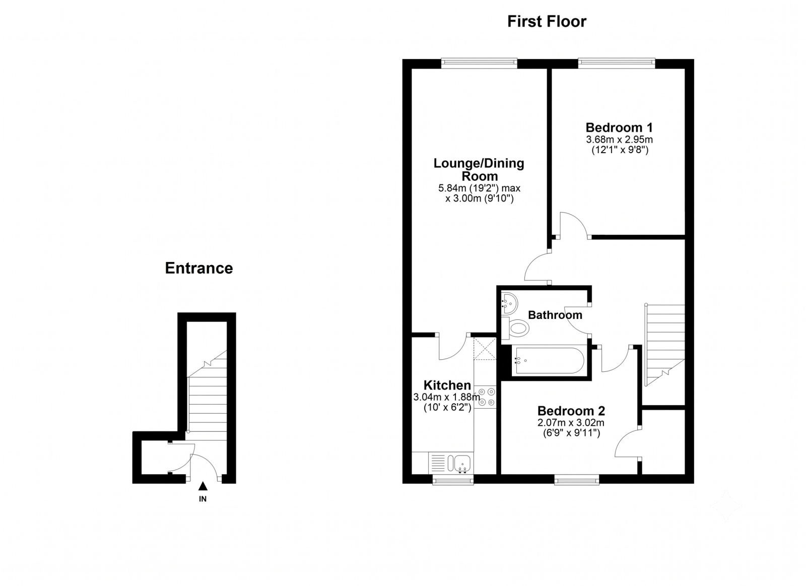 7 Saltdean Close, CRAWLEY floorplan