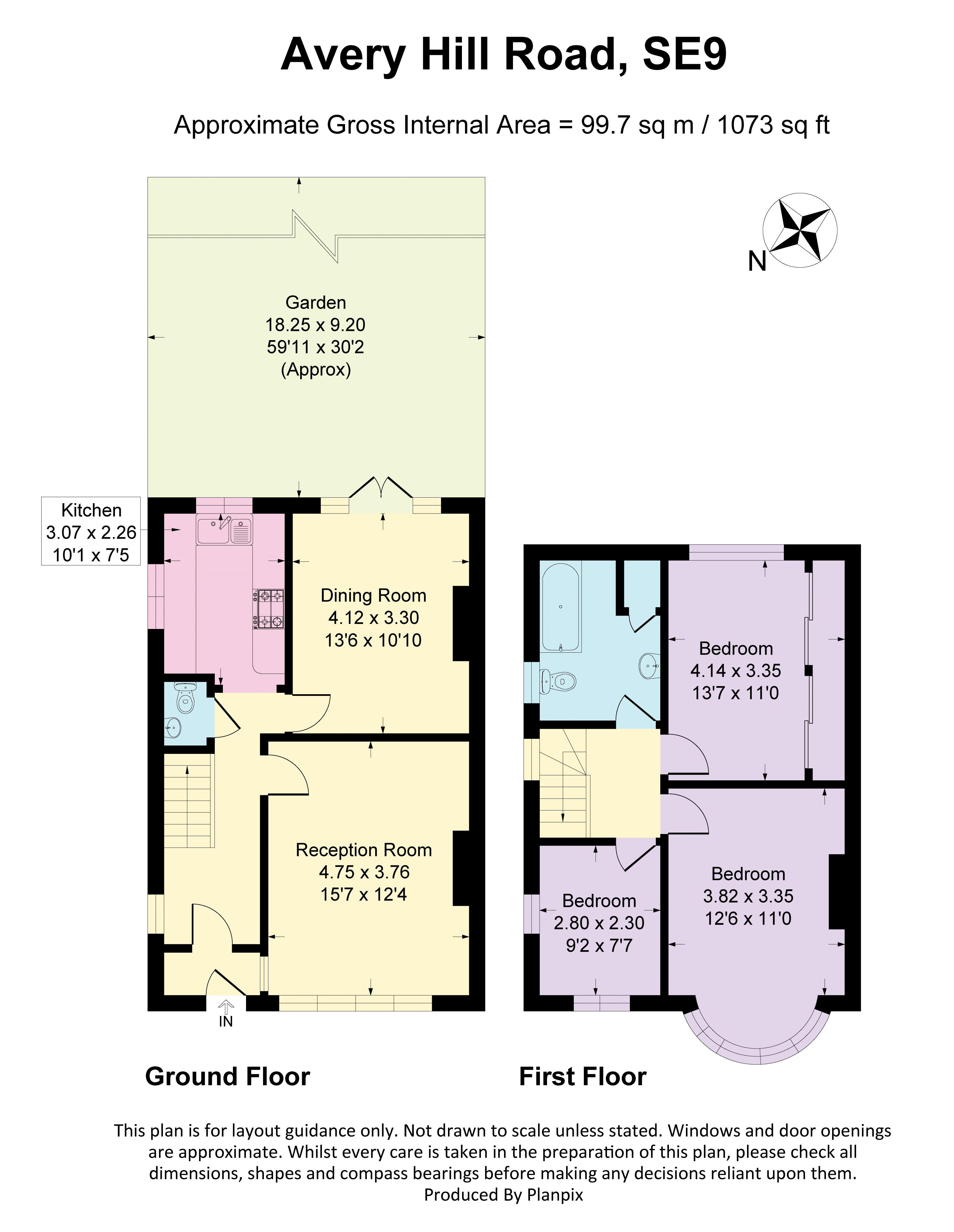 Avery Hill Road, London floorplan