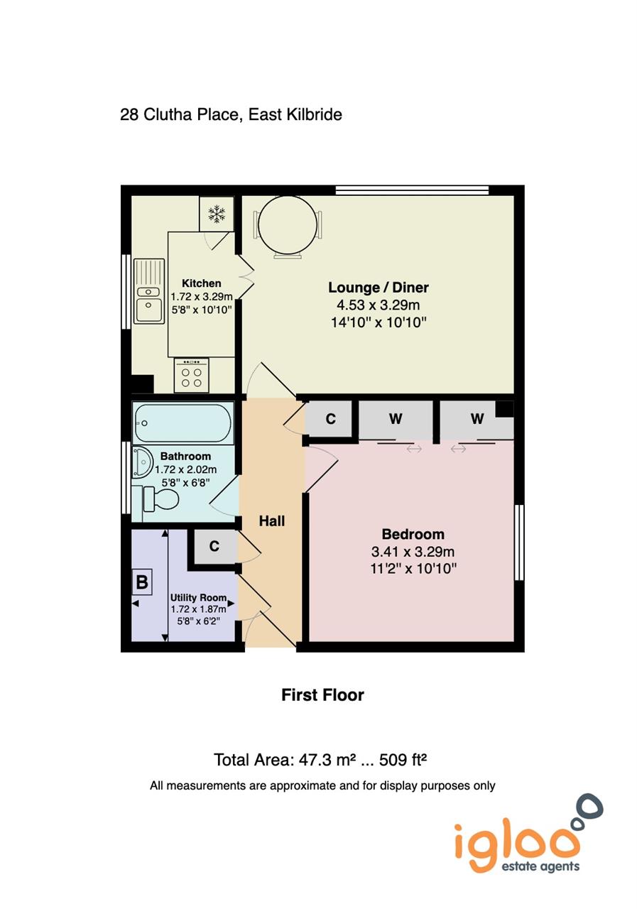 28, Clutha Place, East Kilbride floorplan