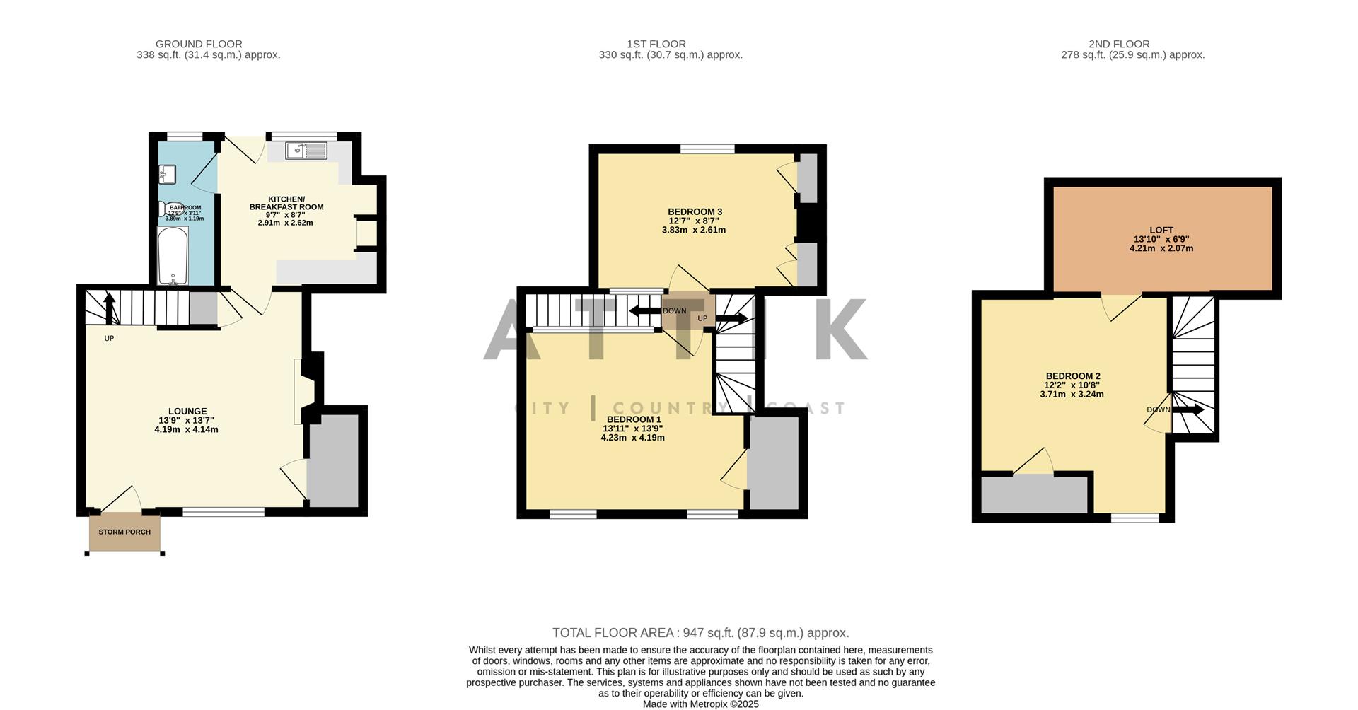 2, Town Farm Cottages, Halesworth floorplan