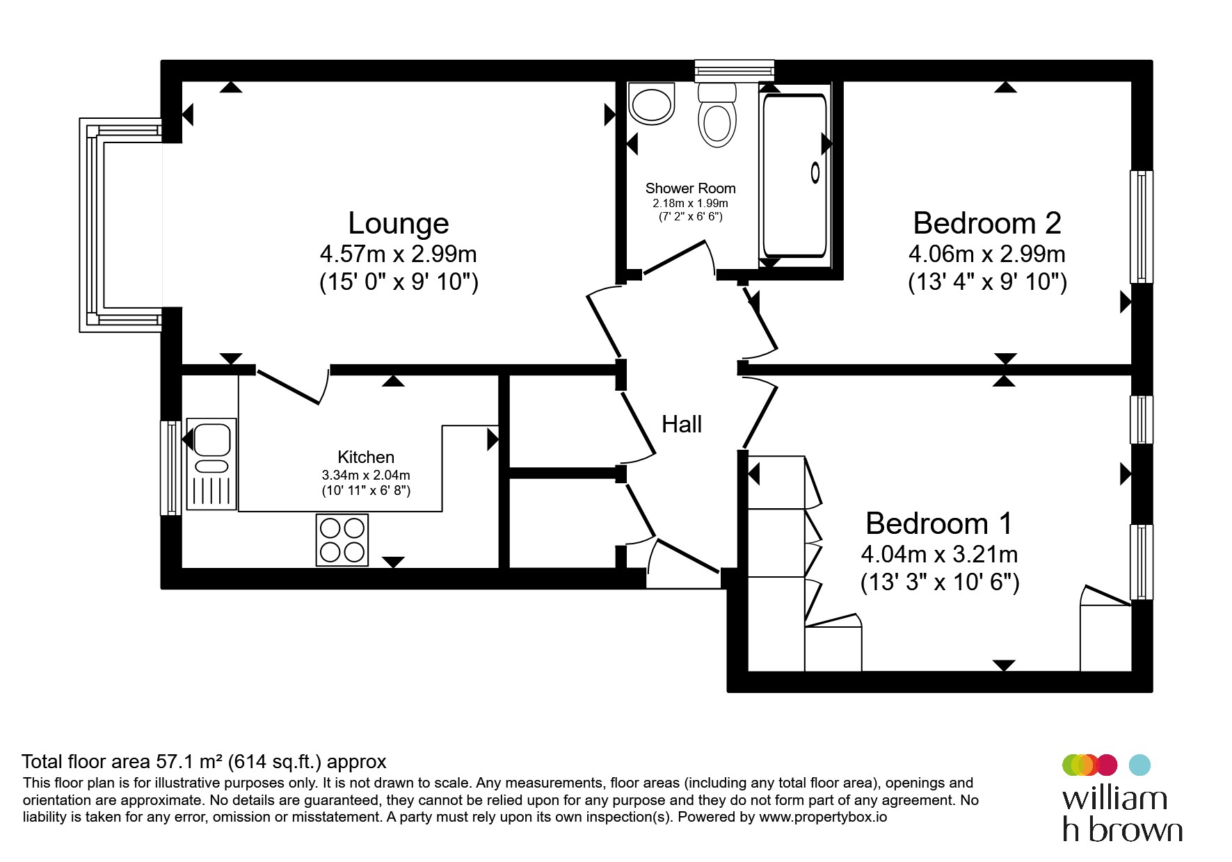 18, Adrian Court, Alexandra Road, Lowestoft floorplan