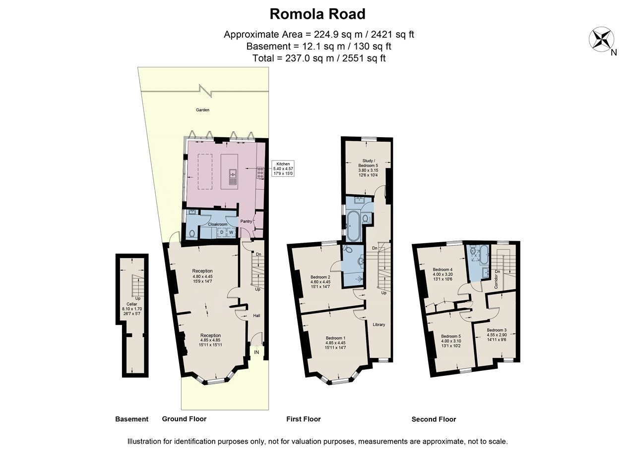 6, Romola Road, London floorplan