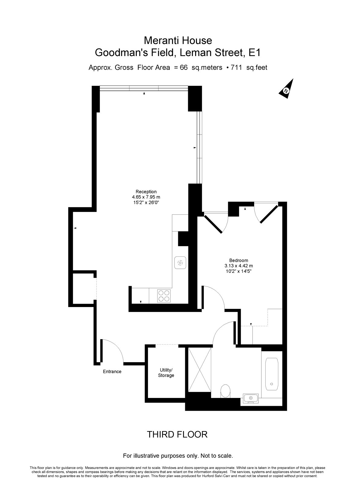 1 Bedrooms Flat to rent in Goodman's Fields, 84 Alie Street E1