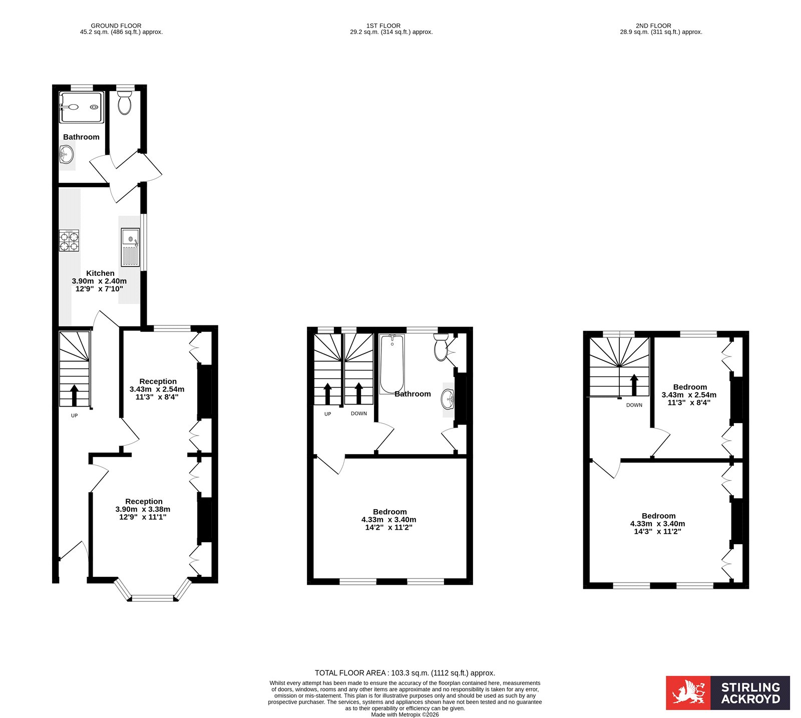 6, Branksome Road, London floorplan