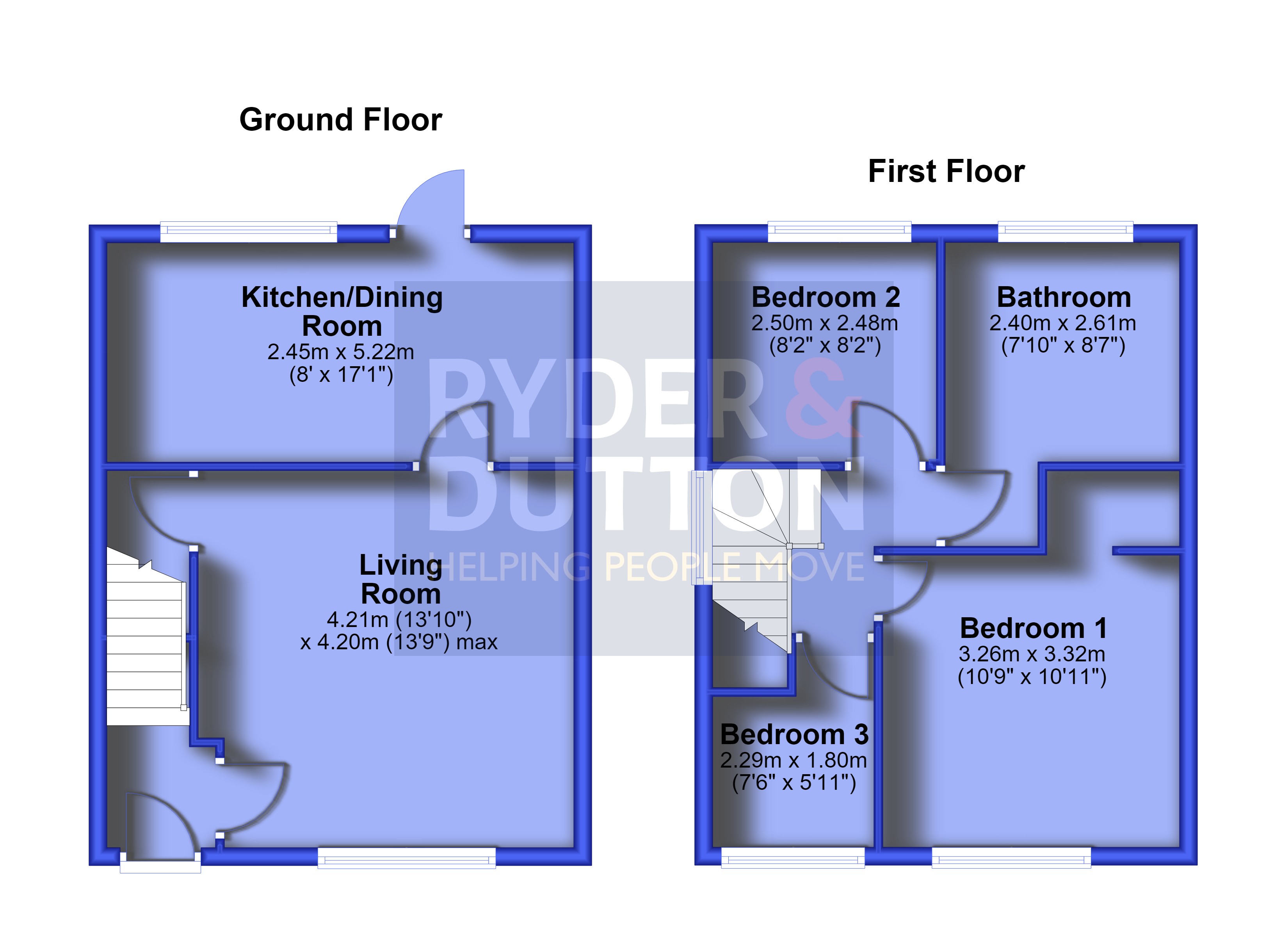2, Warwick Road, Greater Manchester floorplan