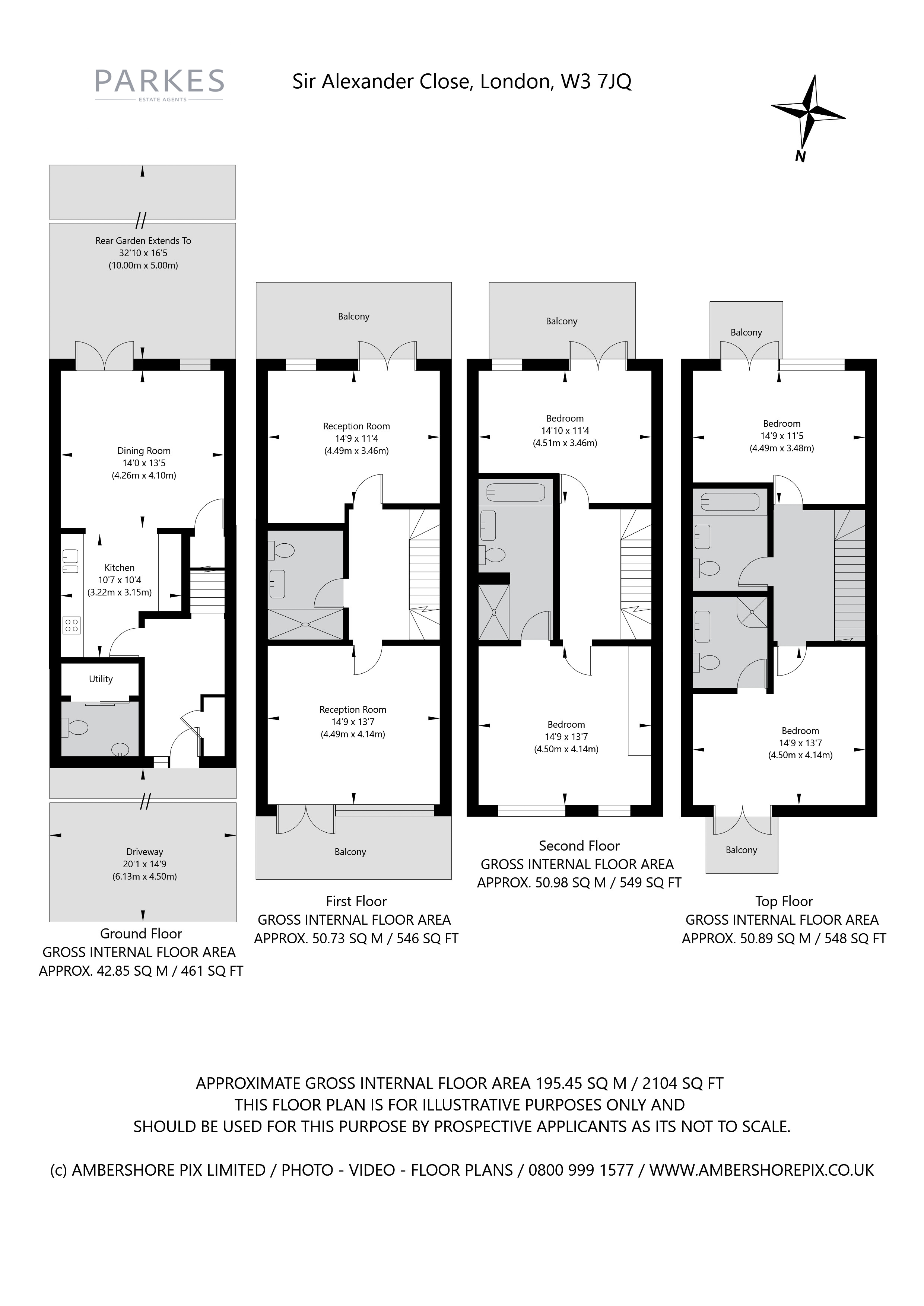 17, Sir Alexander Close, London floorplan