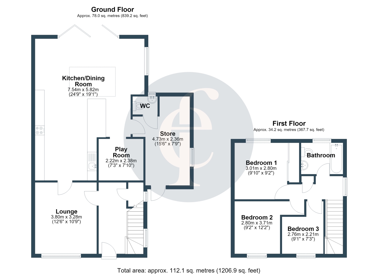 19, Mordaunt Road Wellesbourne, Warwick floorplan