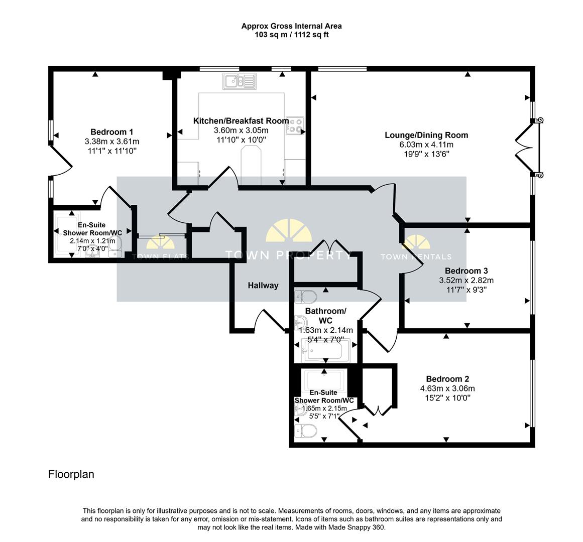 10, Jevington Place, Jevington Gardens, Eastbourne floorplan