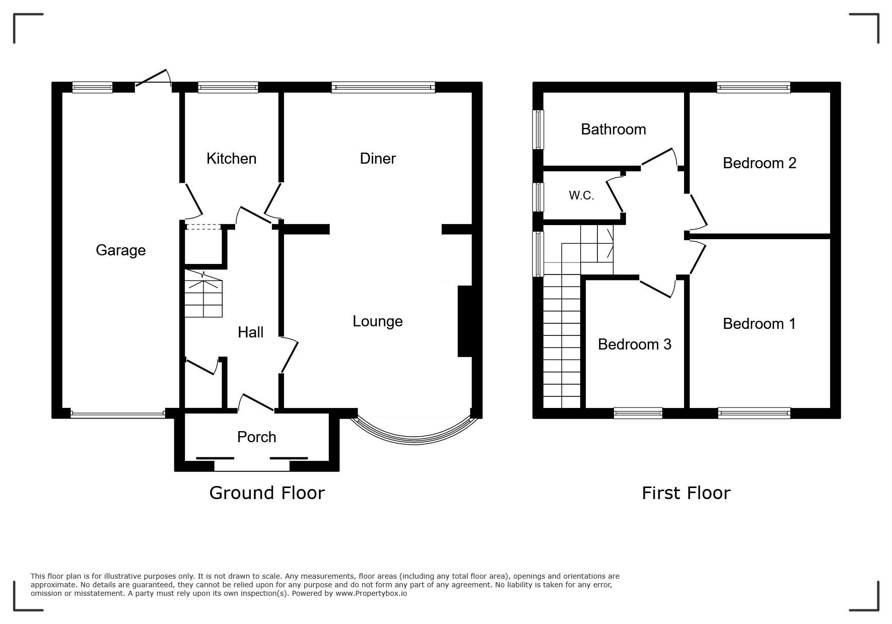 53, Fairway, Choppington floorplan