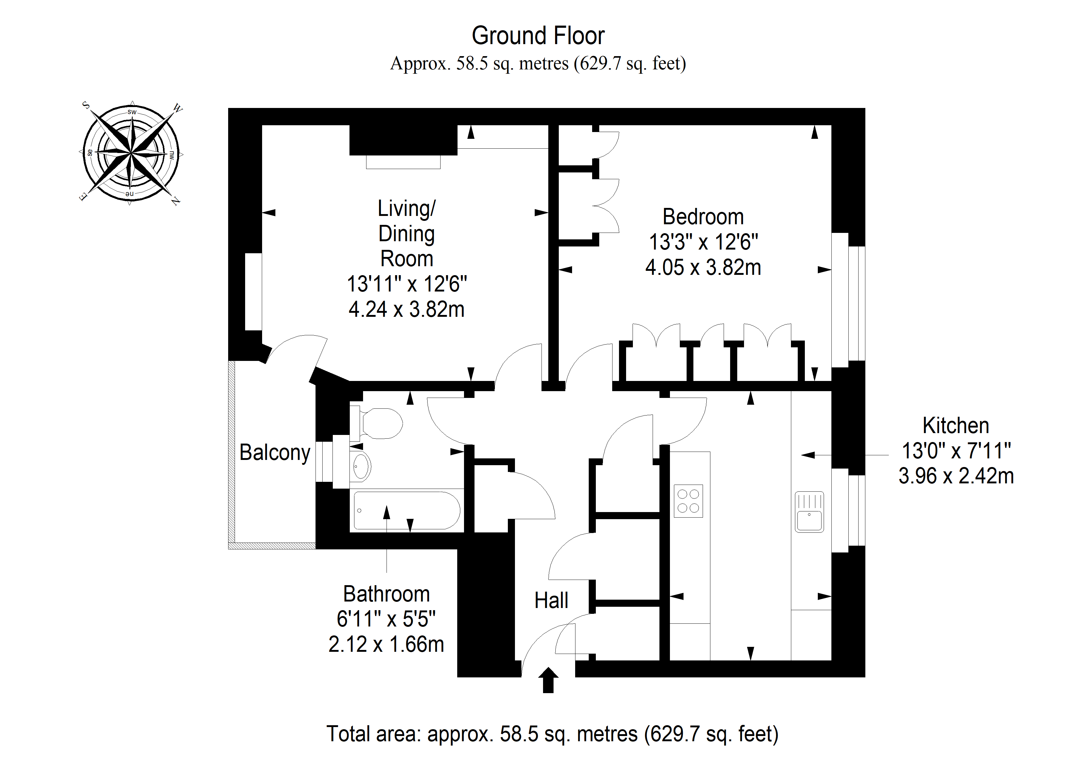 58/1, Dinmont Drive, EDINBURGH floorplan