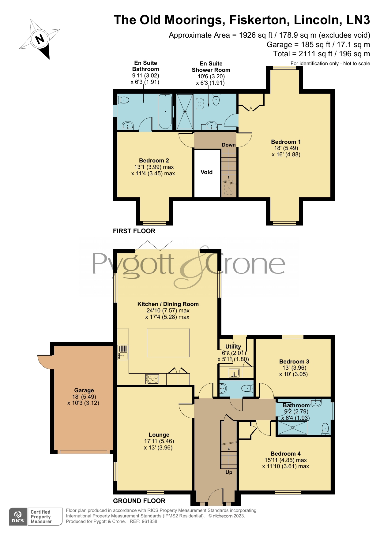 2, The Old Moorings, Lincoln floorplan