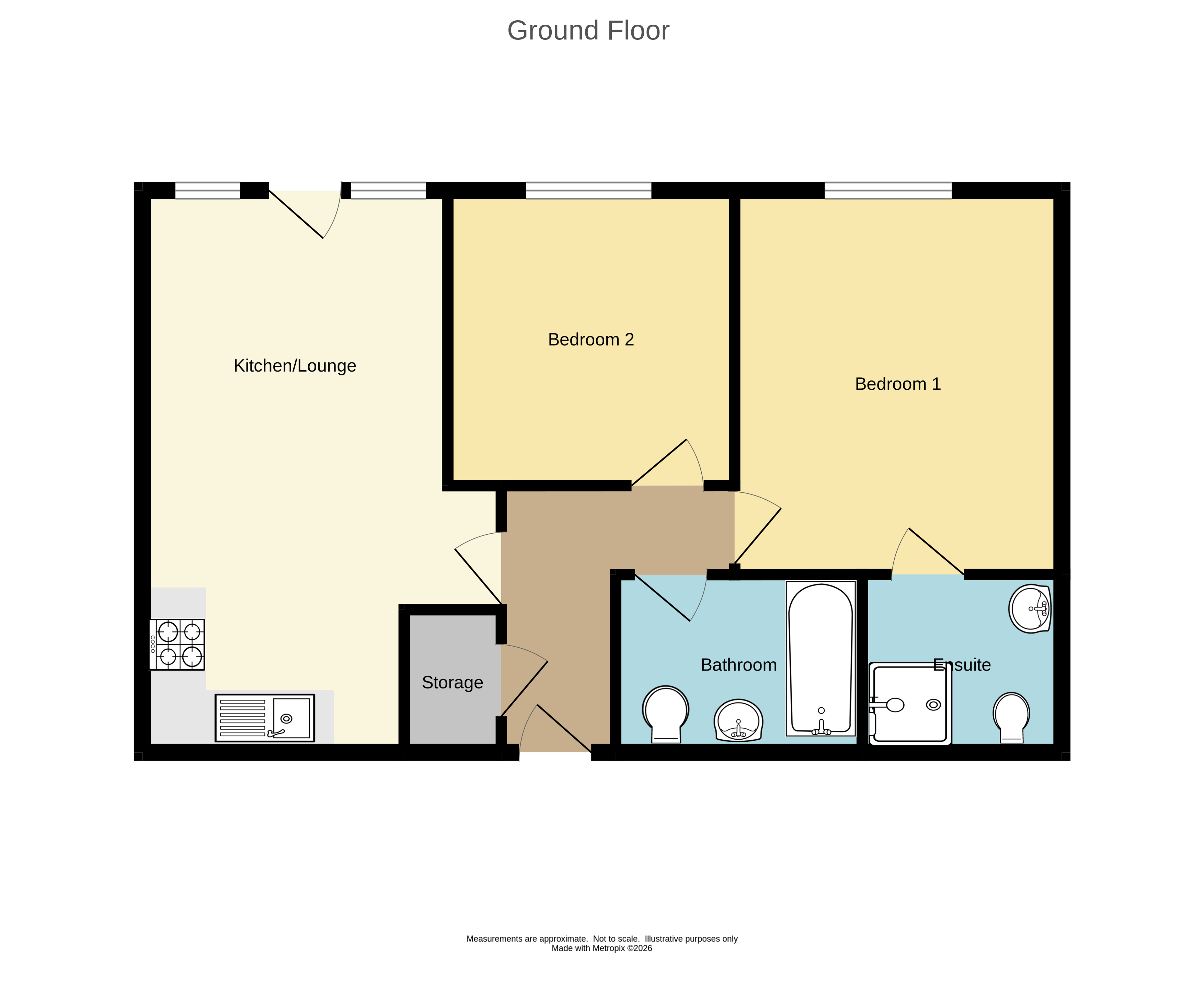 Flat 50 Beauchamp House, Greyfriars Road, Coventry floorplan