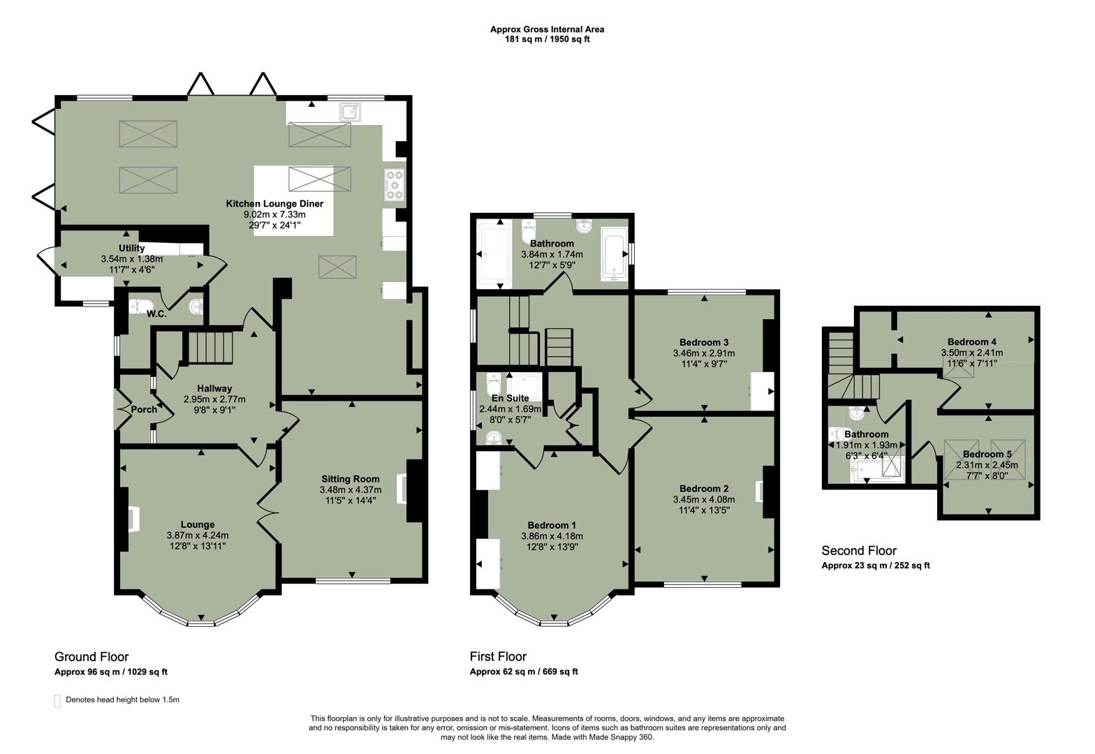 51, Lake Road West, Cardiff floorplan