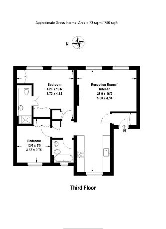 2 Bedrooms Flat to rent in Seymour Place, London W1H