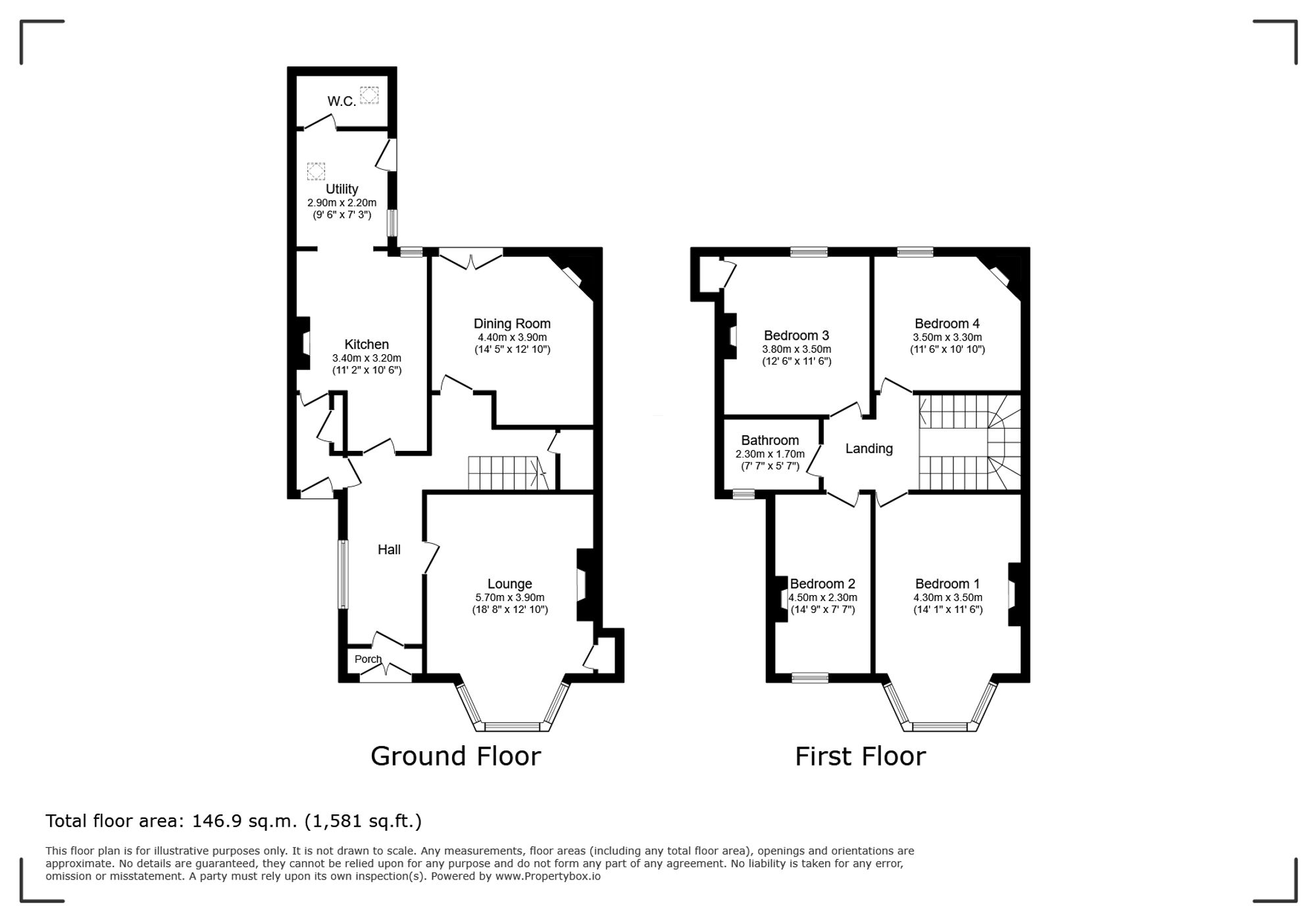 12, Windsor Place, Stirling, FK8 floorplan