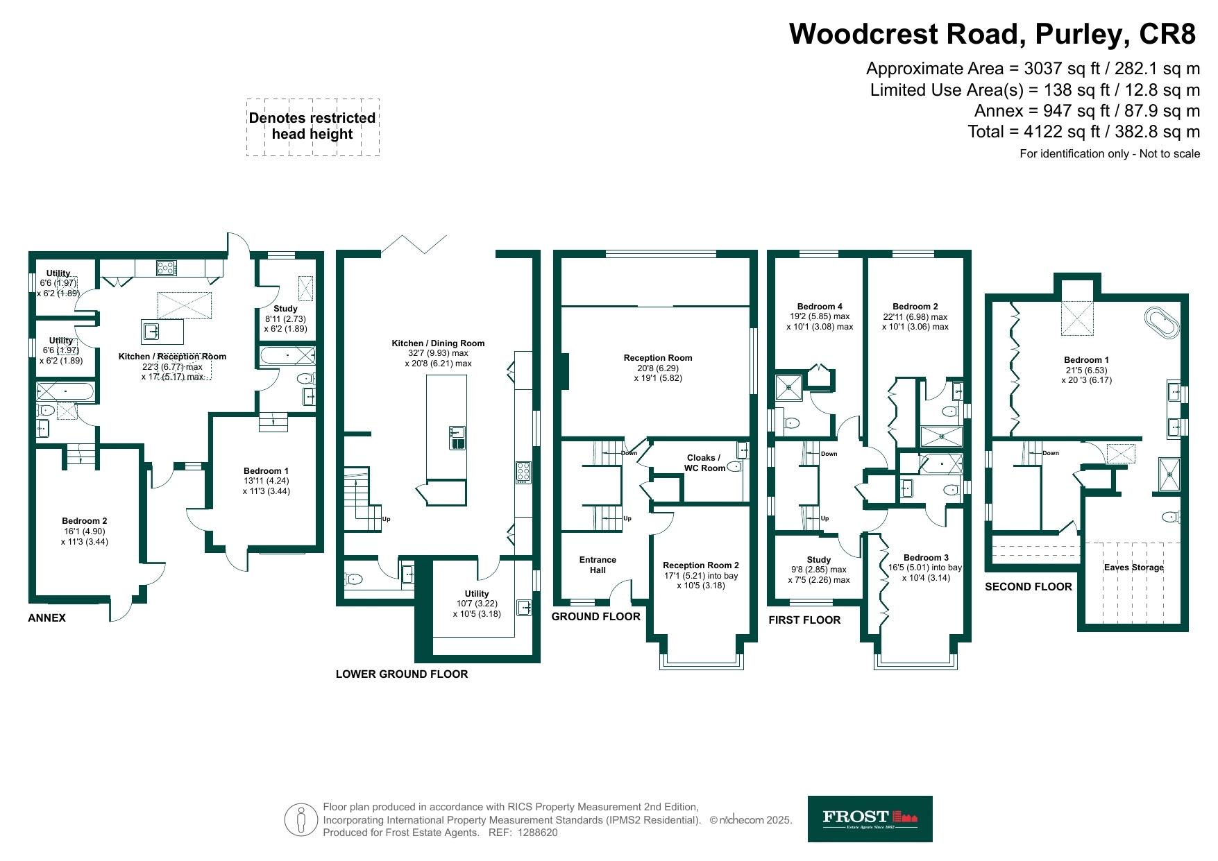 26, Woodcrest Road, Purley floorplan