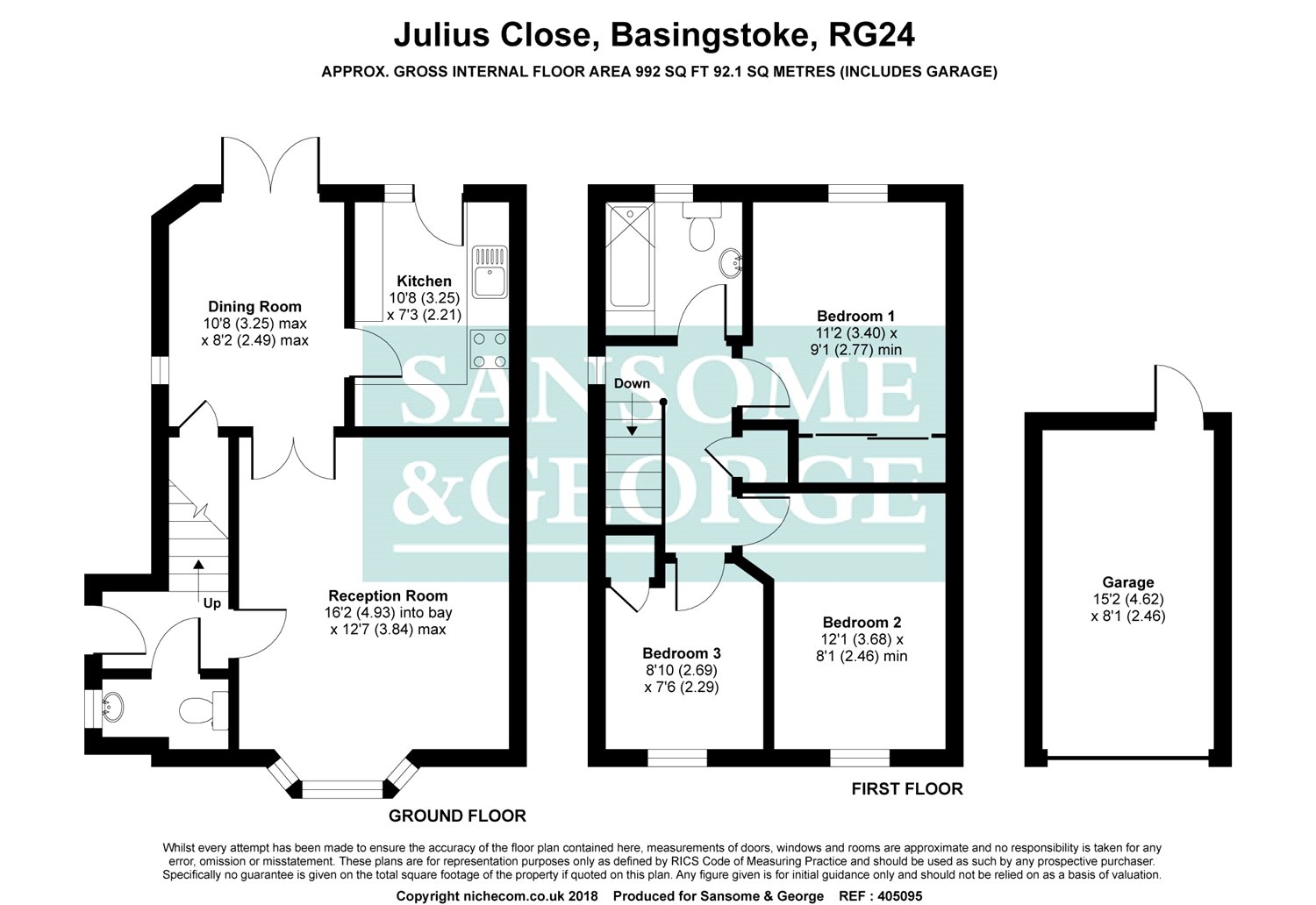 3 Bedrooms End terrace house for sale in Julius Close, Rooksdown, Basingstoke RG24