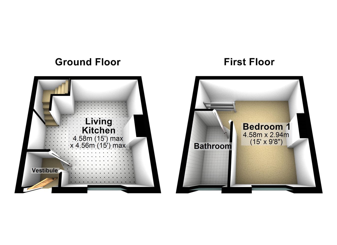23, Temple Street, Huddersfield floorplan