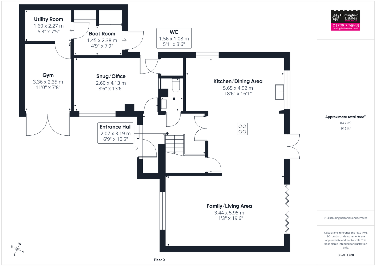 19, Fulchers Field, Woodbridge floorplan