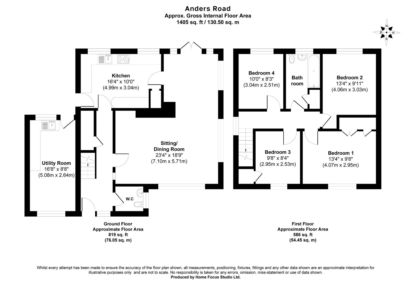 3, Anders Road, Winchester floorplan