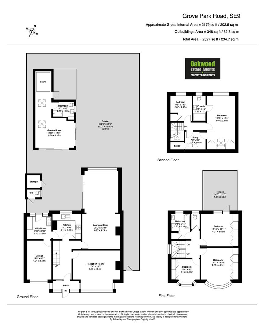 62, Grove Park Road, London floorplan
