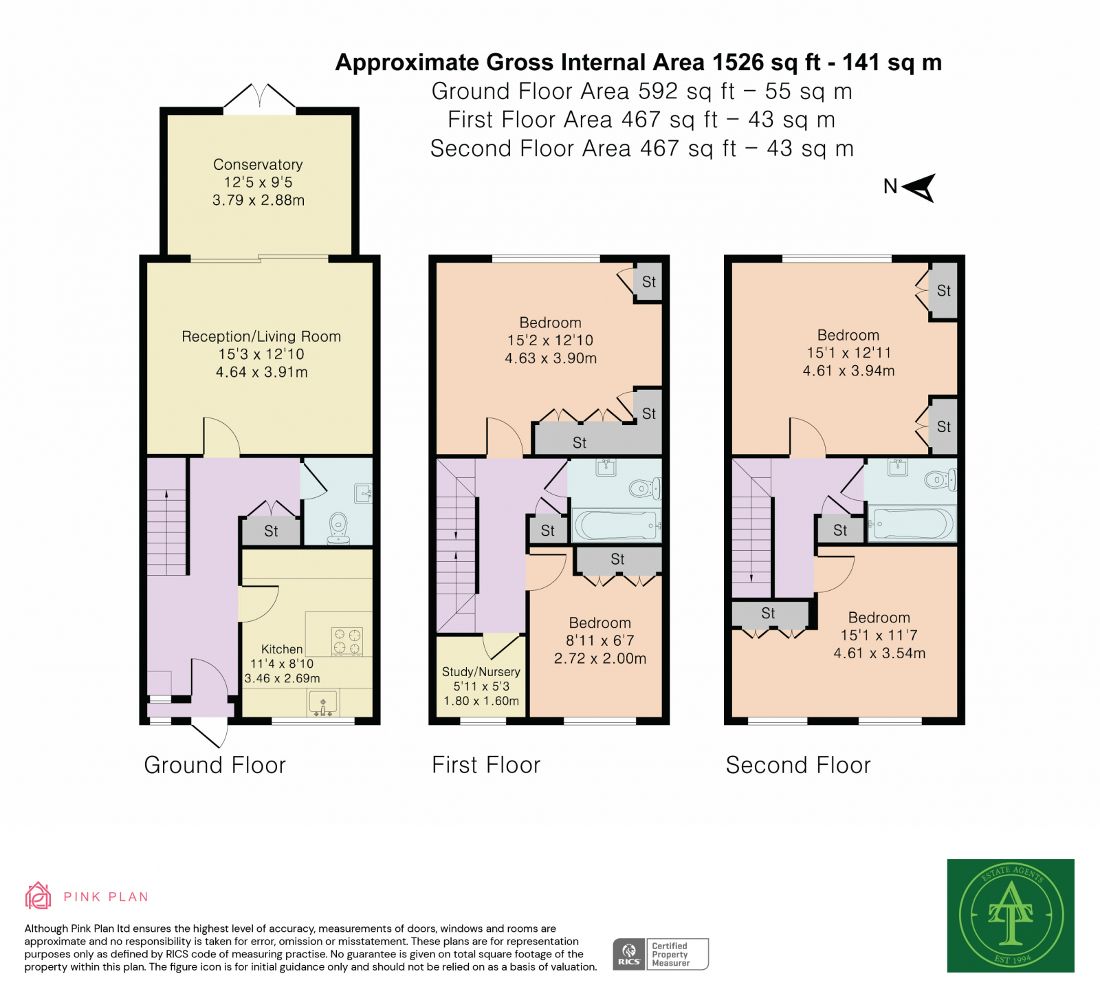100 Linden Way, London floorplan