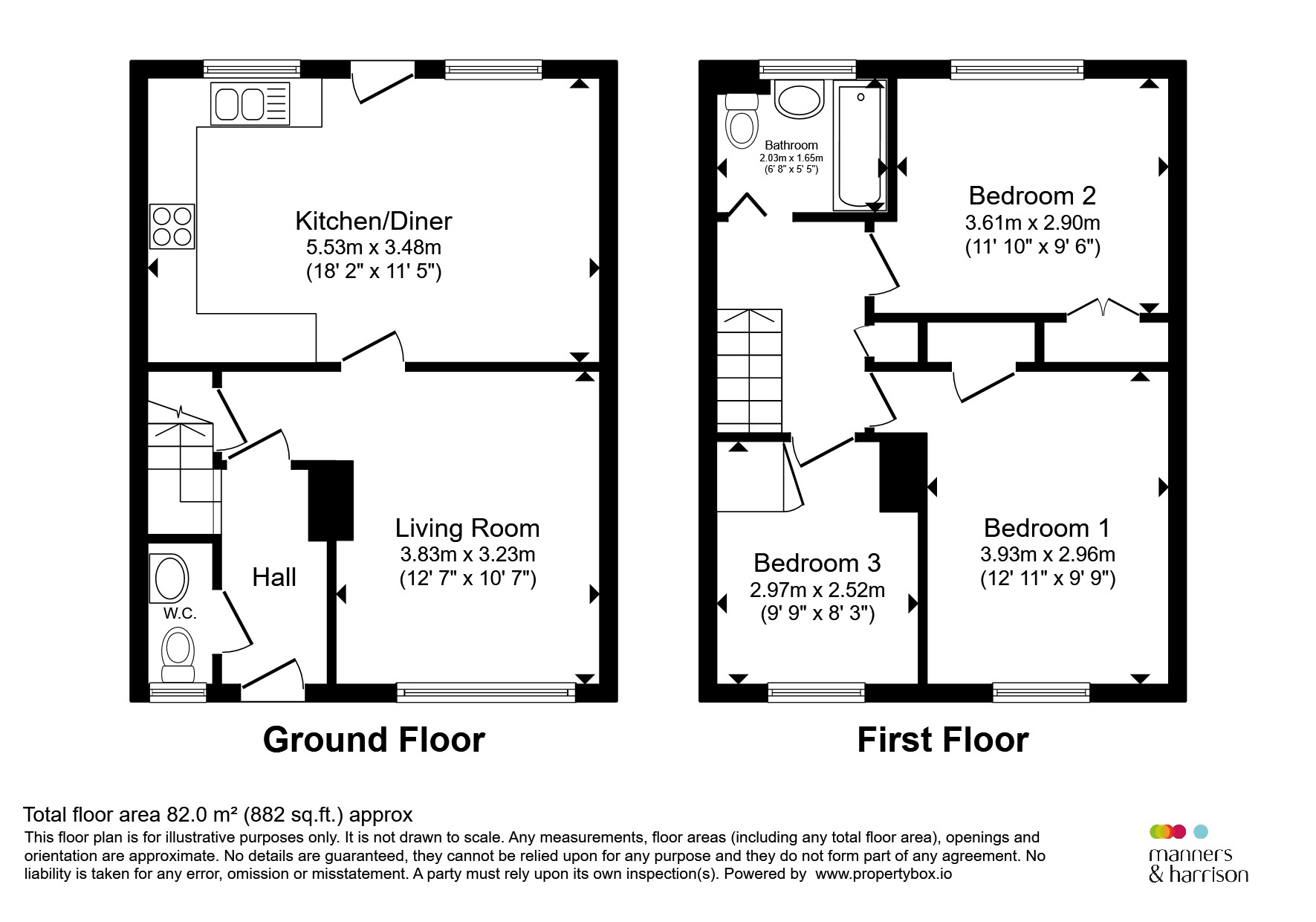 35, Hartland Grove, Middlesbrough floorplan