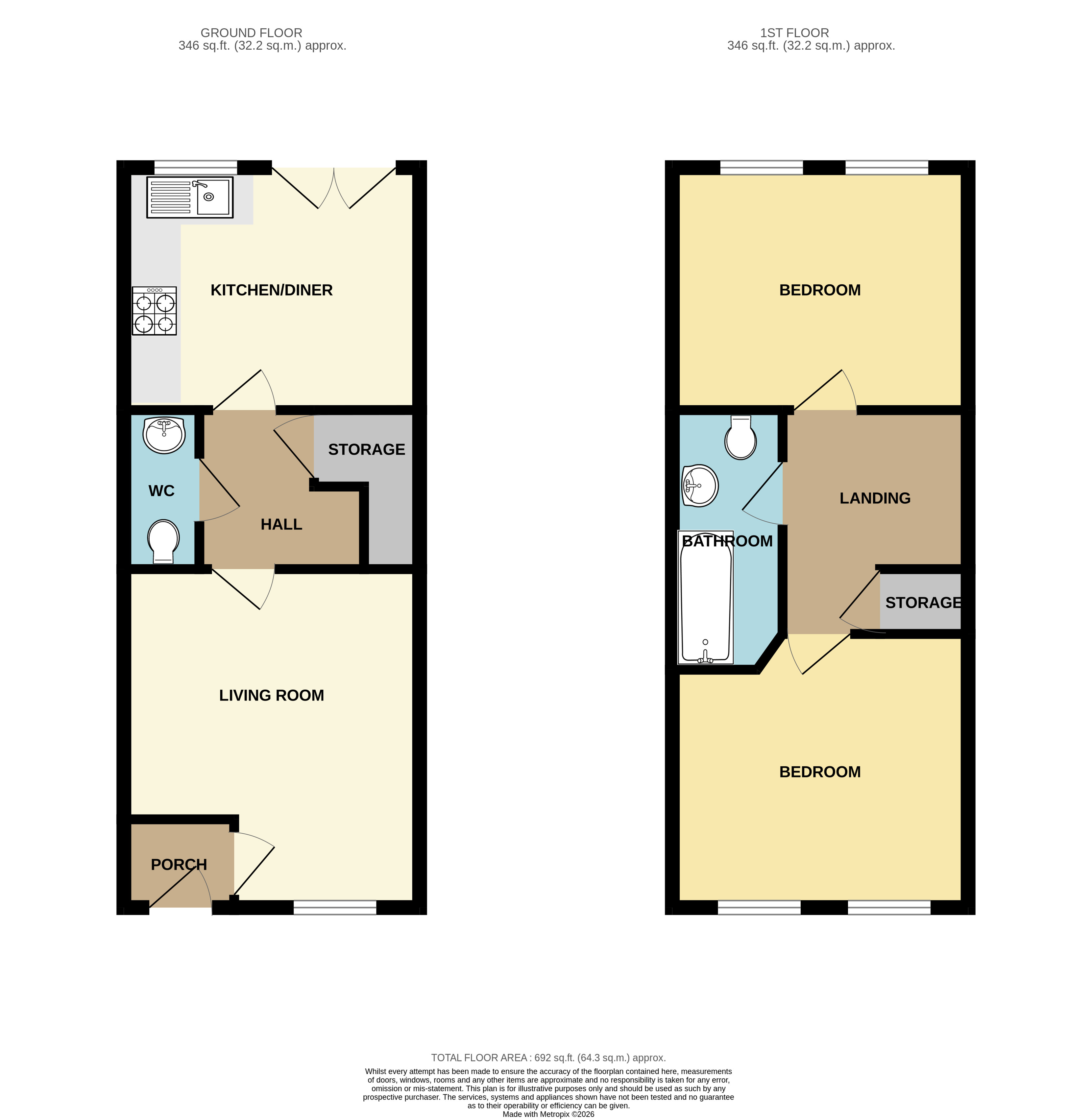 72b, Harvest Way, Scarborough floorplan